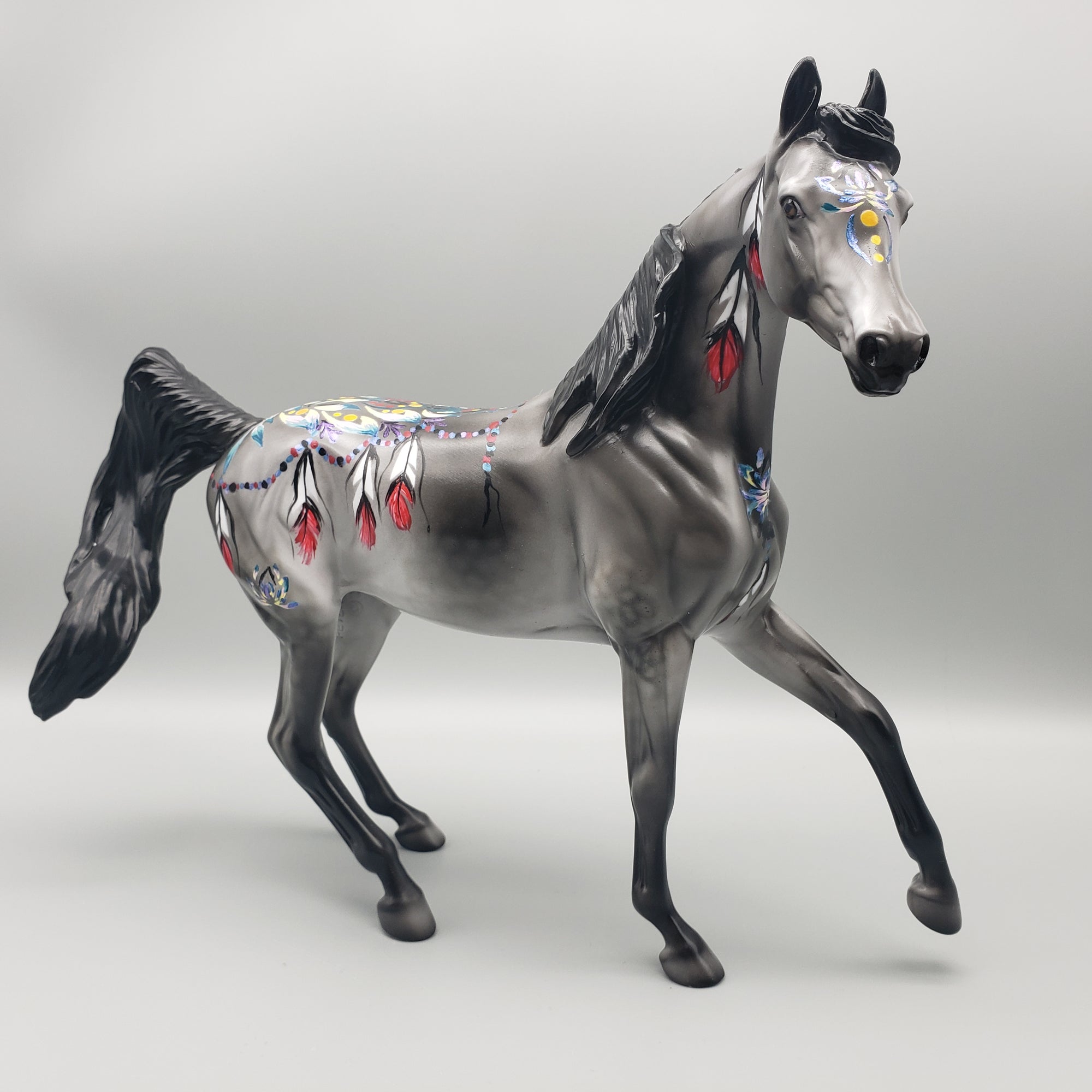 Regalia OOAK Deco Dapple Grey Arab Mare By Dawn Quick - Best Offers 1/22/24