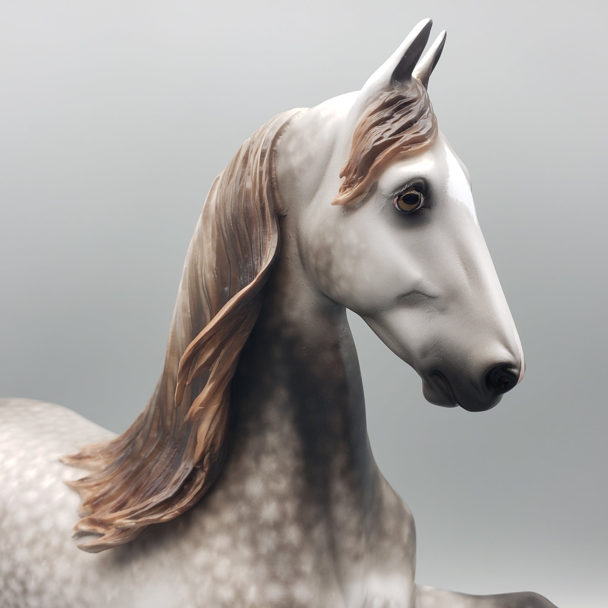 Splendid OOAK Dappled Grey Saddlebred by Sheryl Leisure - Best Offers 1/22/24