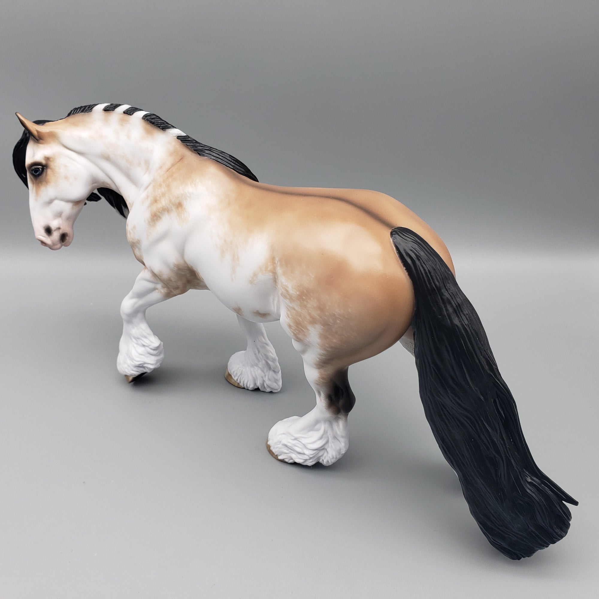 Lavish OOAK Buckskin Sabino Irish Cob by Sheryl Leisure - Best Offers 1/22/24