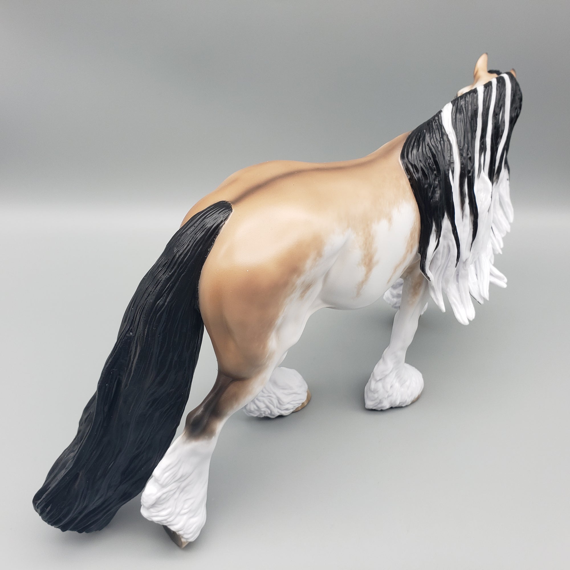 Lavish OOAK Buckskin Sabino Irish Cob by Sheryl Leisure - Best Offers 1/22/24