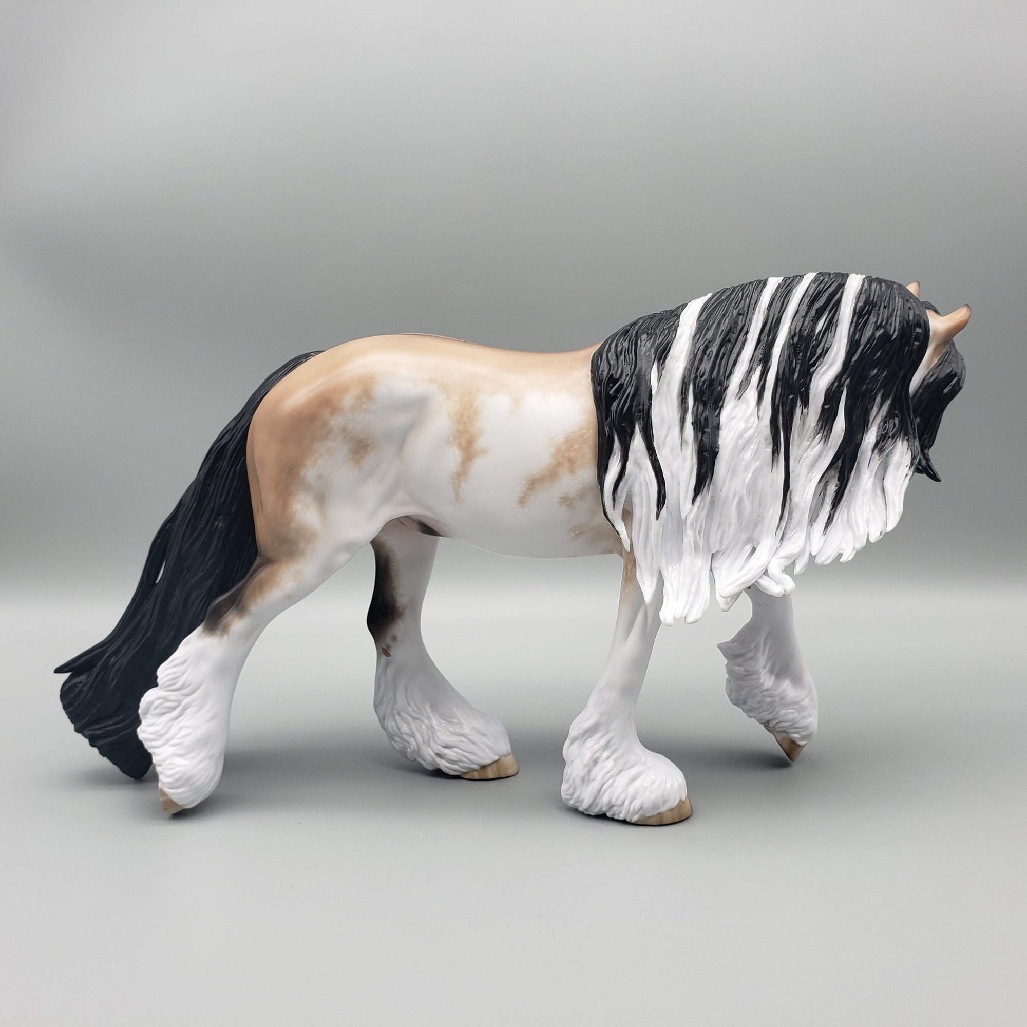 Lavish OOAK Buckskin Sabino Irish Cob by Sheryl Leisure - Best Offers 1/22/24