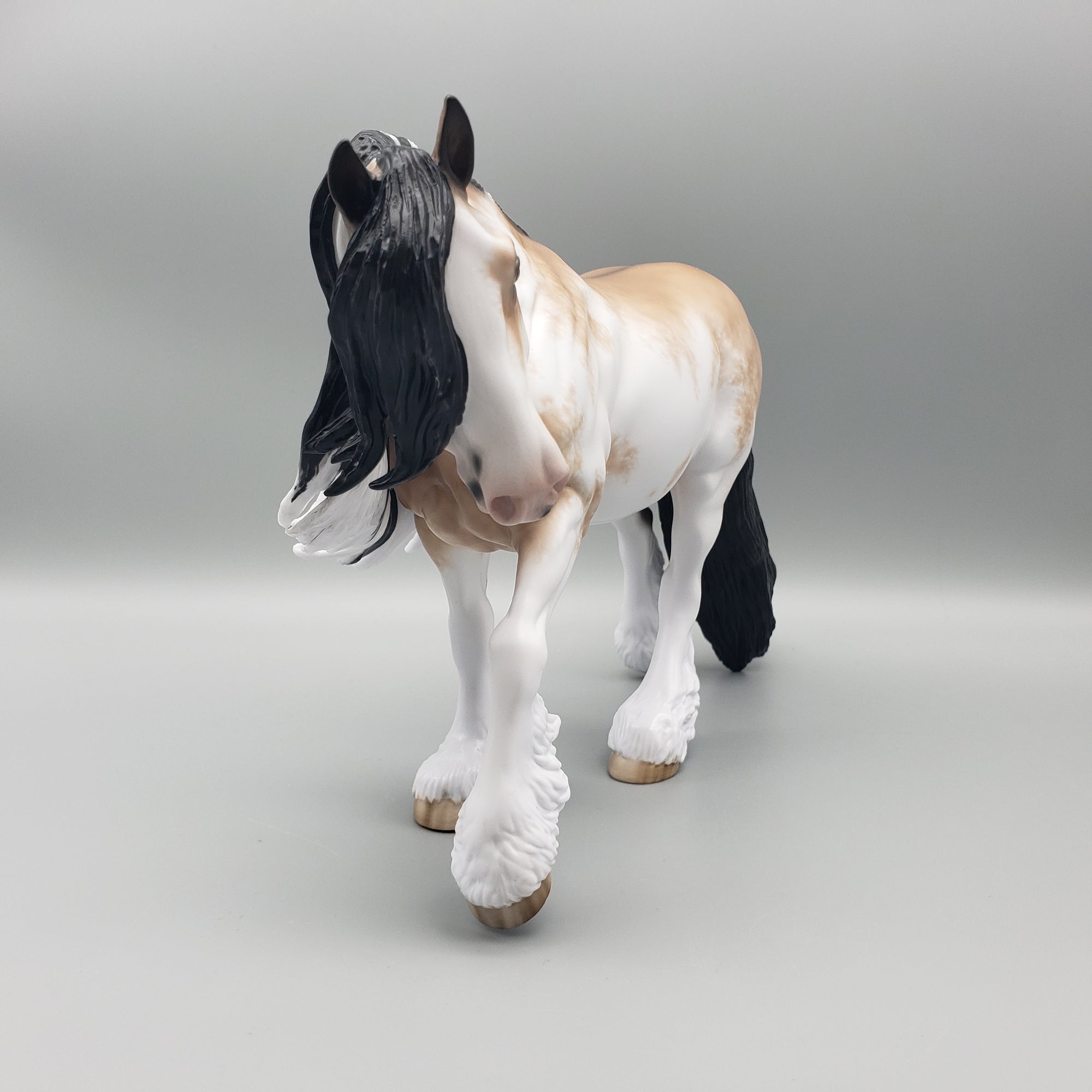 Lavish OOAK Buckskin Sabino Irish Cob by Sheryl Leisure - Best Offers 1/22/24