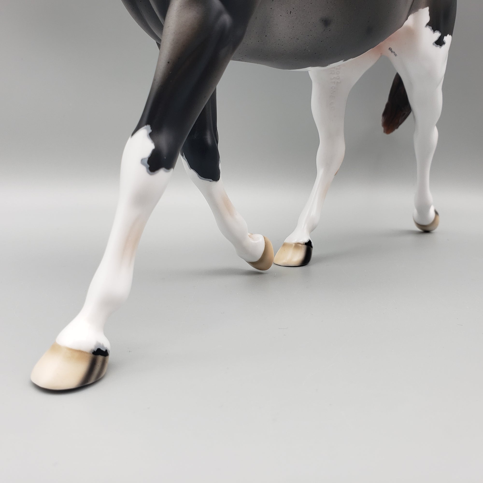 Winter Run OOAK Sun Bleached Blue Roan with Corn Spots Palouse By Ashley Palmer Best Offers 1/29/24