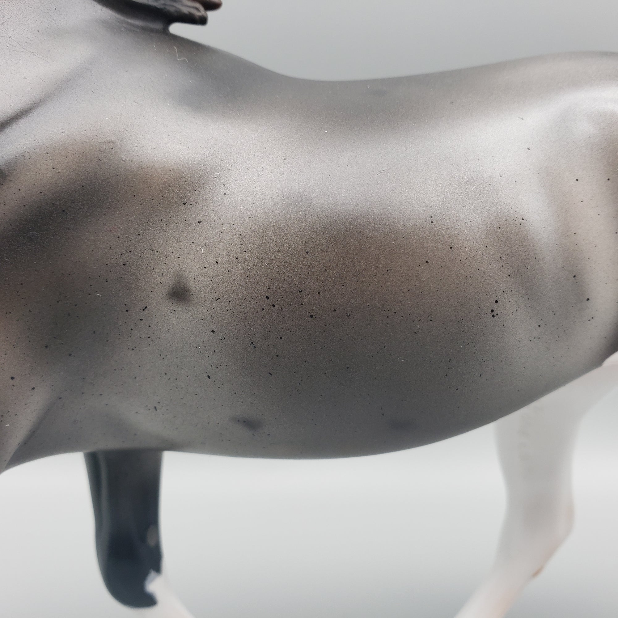 Winter Run OOAK Sun Bleached Blue Roan with Corn Spots Palouse By Ashley Palmer Best Offers 1/29/24