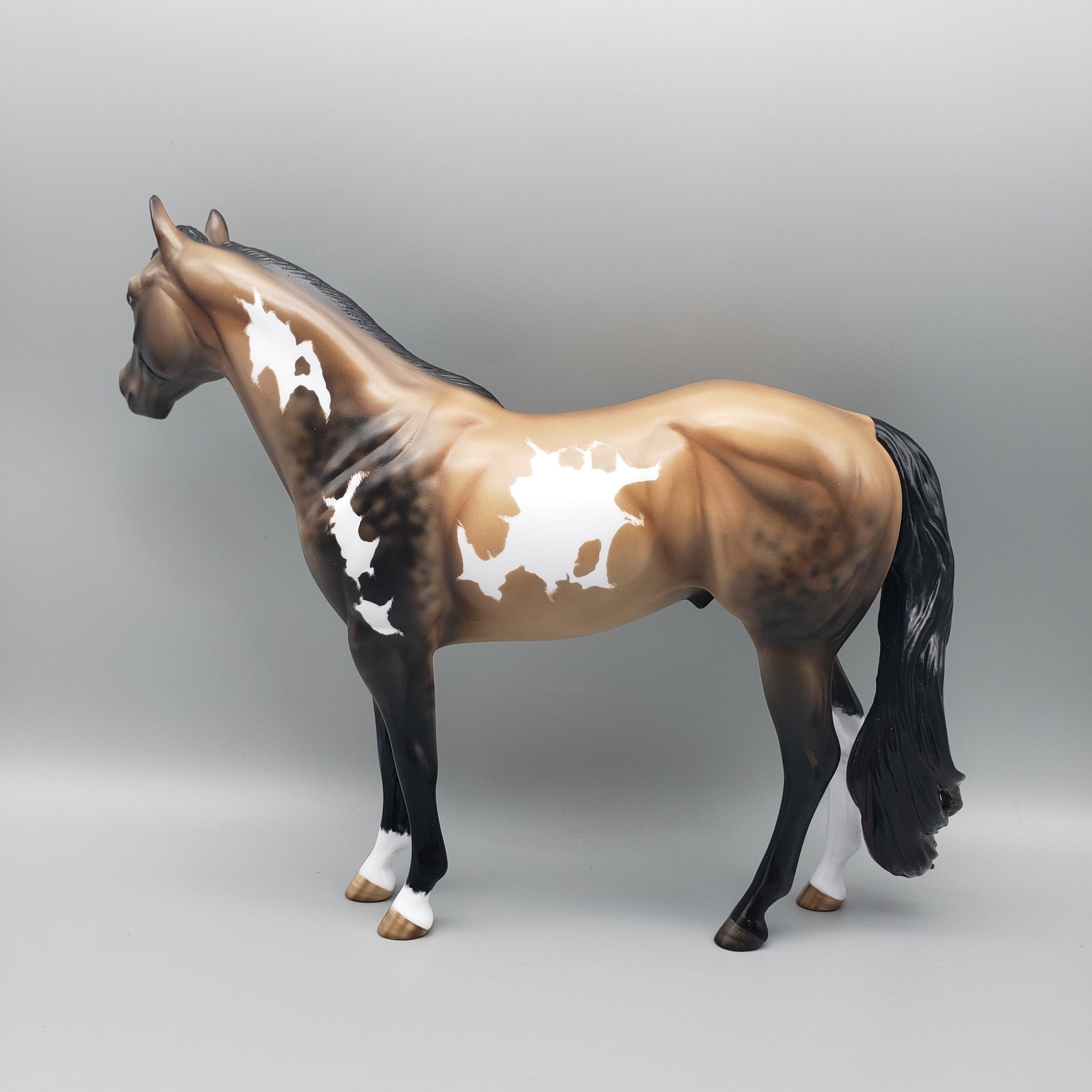 Fen OOAK Sooty Buckskin Overo ISH By Angela Marleau Best Offers 1/29/24