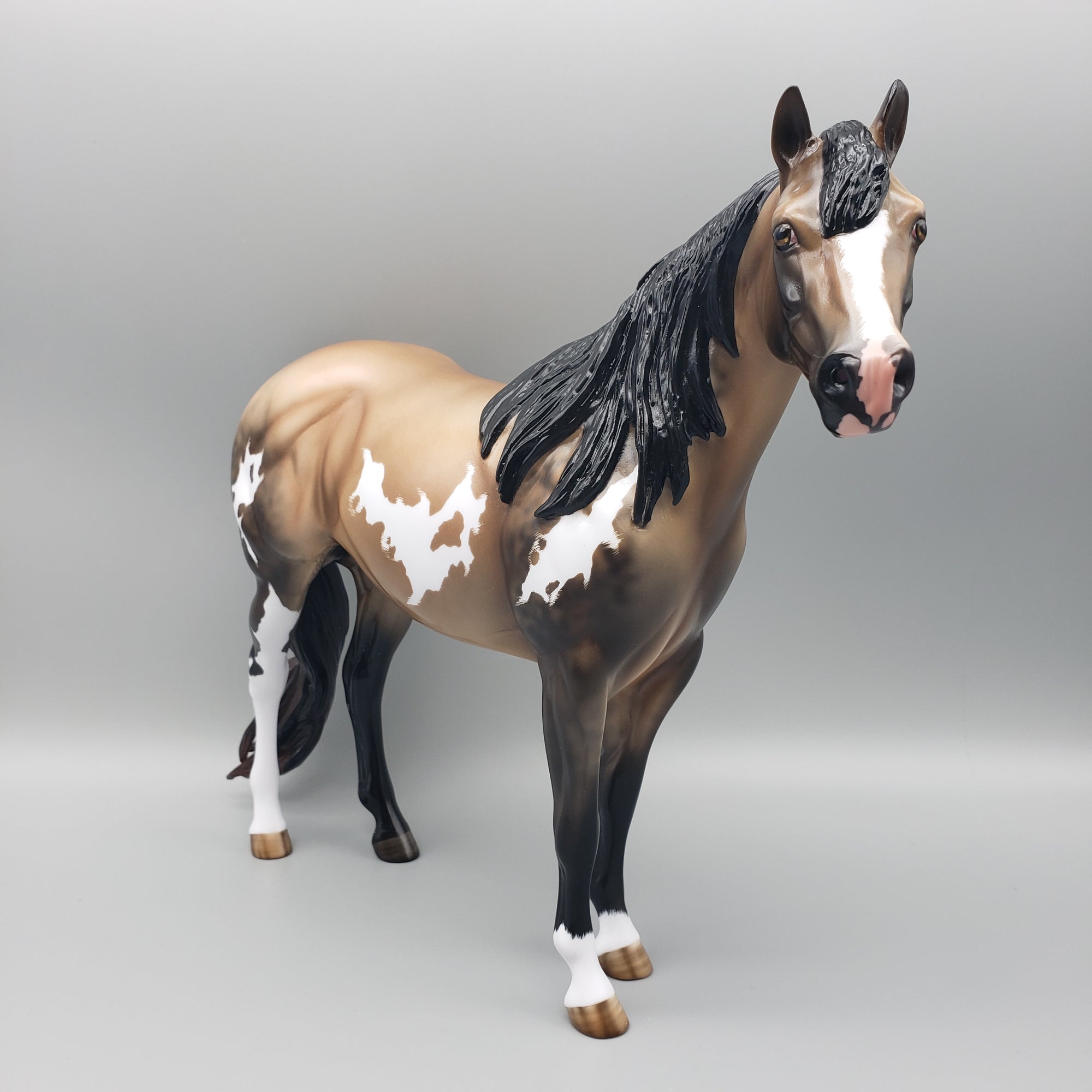 Fen OOAK Sooty Buckskin Overo ISH By Angela Marleau Best Offers 1/29/24