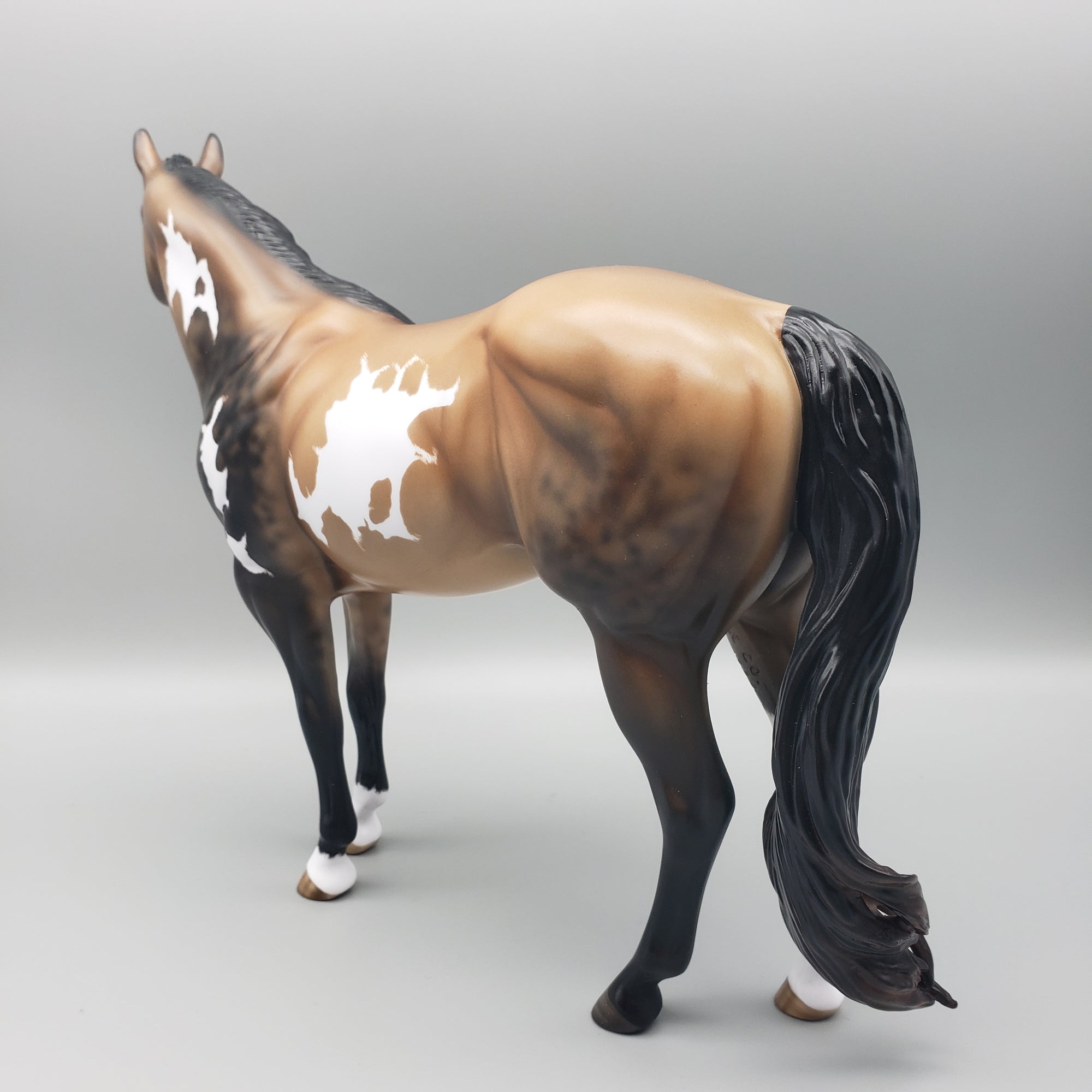 Fen OOAK Sooty Buckskin Overo ISH By Angela Marleau Best Offers 1/29/24