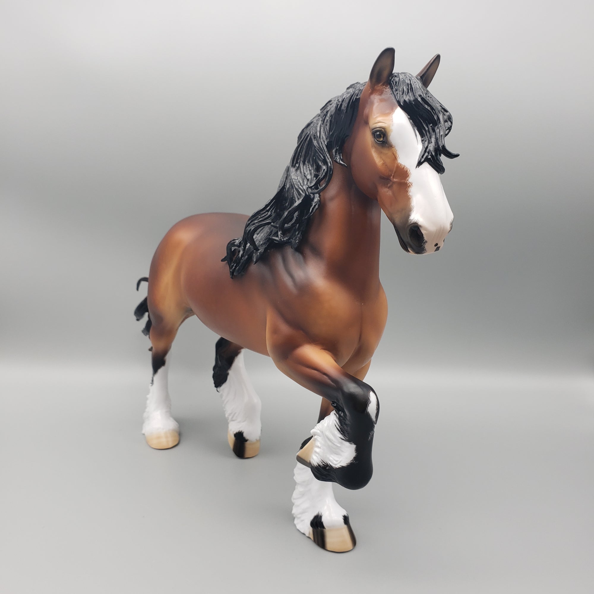 What If OOAK Dappled Bay Trotting Drafter By Ellen Robbins Best Offers 1/29/24