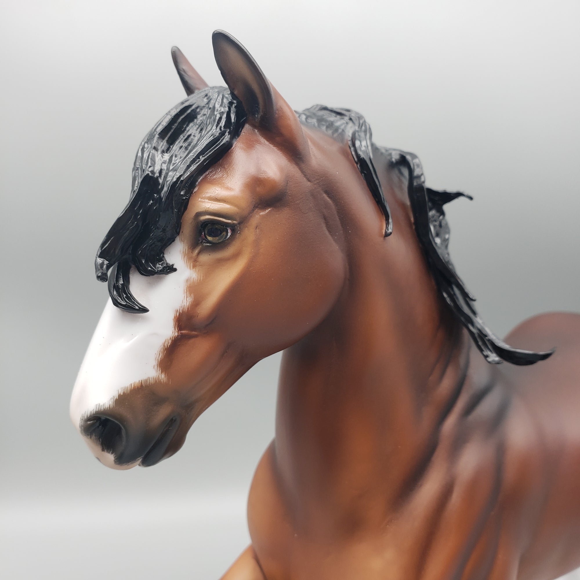 What If OOAK Dappled Bay Trotting Drafter By Ellen Robbins Best Offers 1/29/24