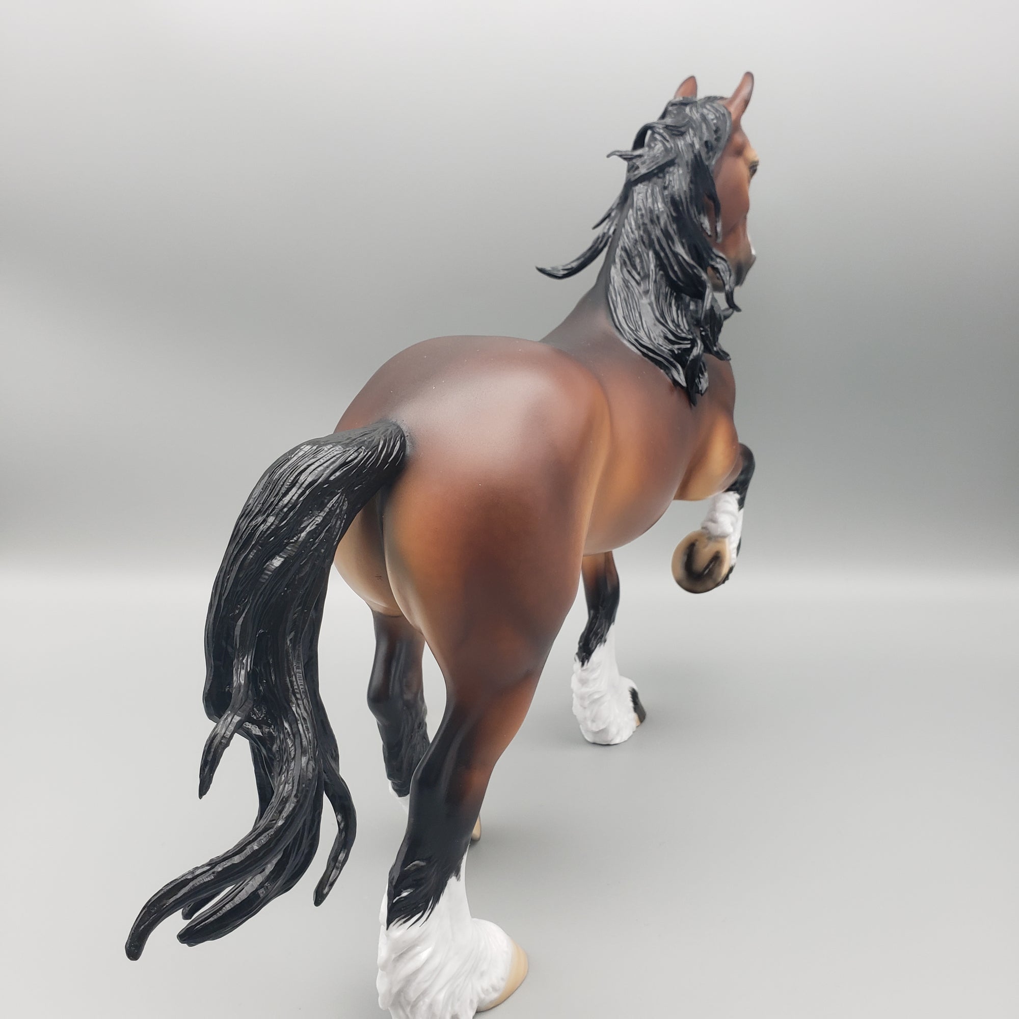 What If OOAK Dappled Bay Trotting Drafter By Ellen Robbins Best Offers 1/29/24