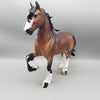 What If OOAK Dappled Bay Trotting Drafter By Ellen Robbins Best Offers 1/29/24