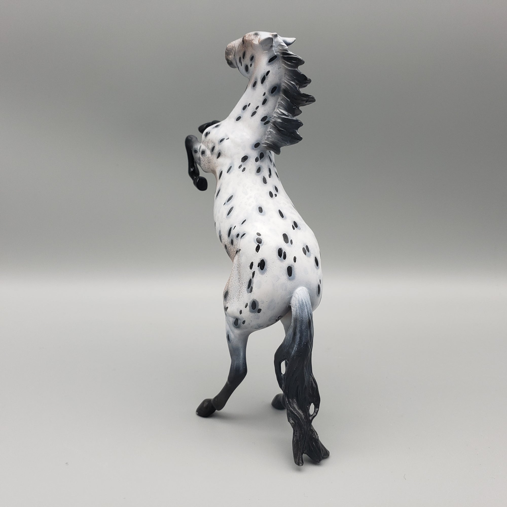 Longing OOAK Appaloosa Rearing Pebble By Dawn Quick Val24 Best Offer MHP Auction