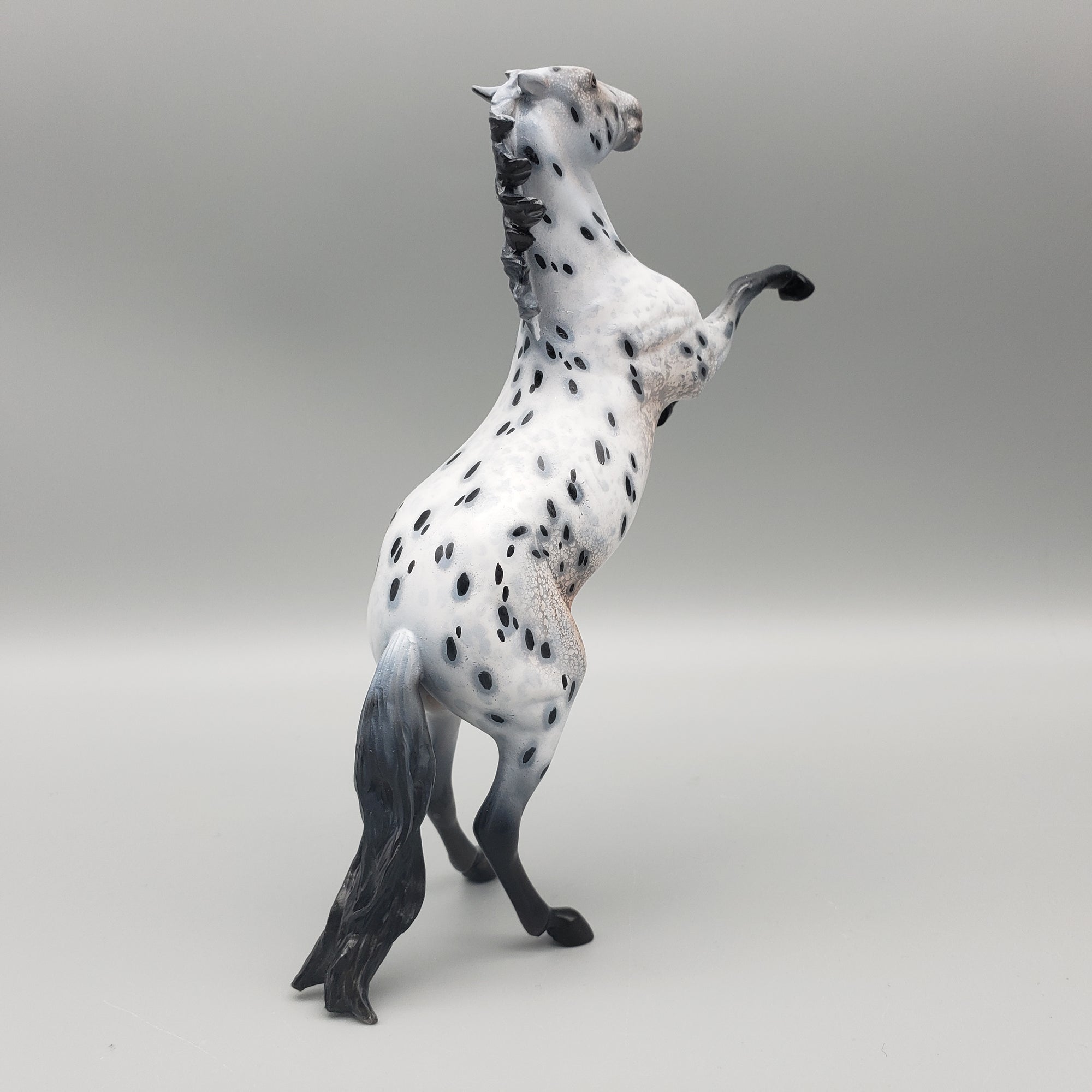 Longing OOAK Appaloosa Rearing Pebble By Dawn Quick Val24 Best Offer MHP Auction