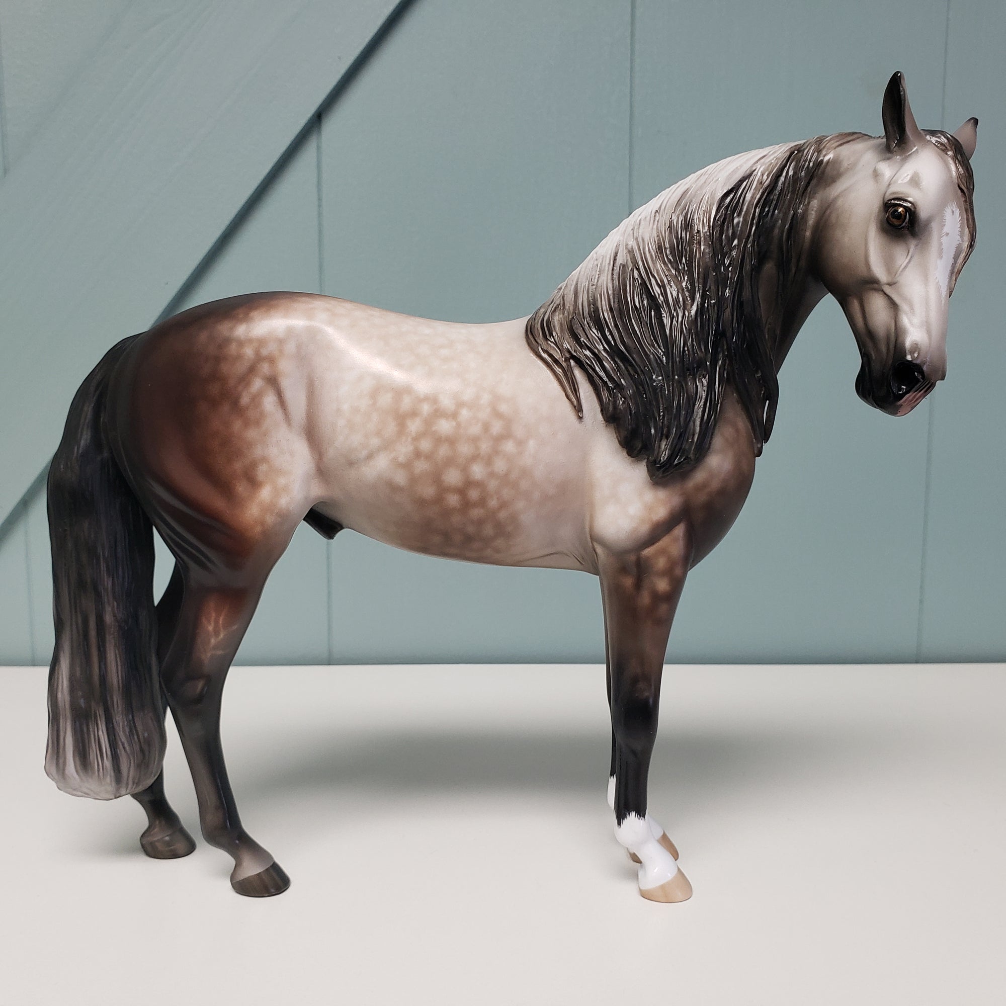 Magnifico OOAK Dappled Grey Andalusian By Sheryl Leisure Best Offers 2/5/24