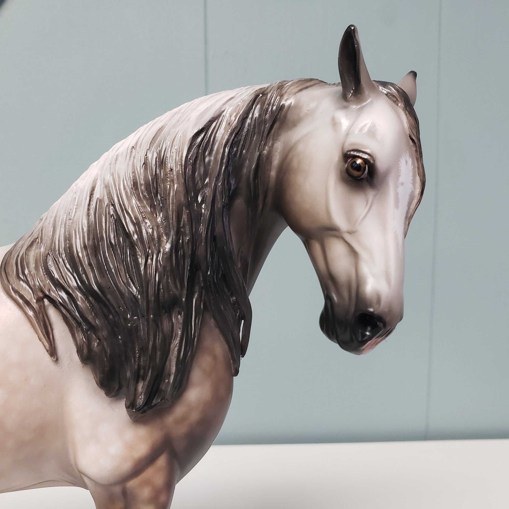 Magnifico OOAK Dappled Grey Andalusian By Sheryl Leisure Best Offers 2/5/24