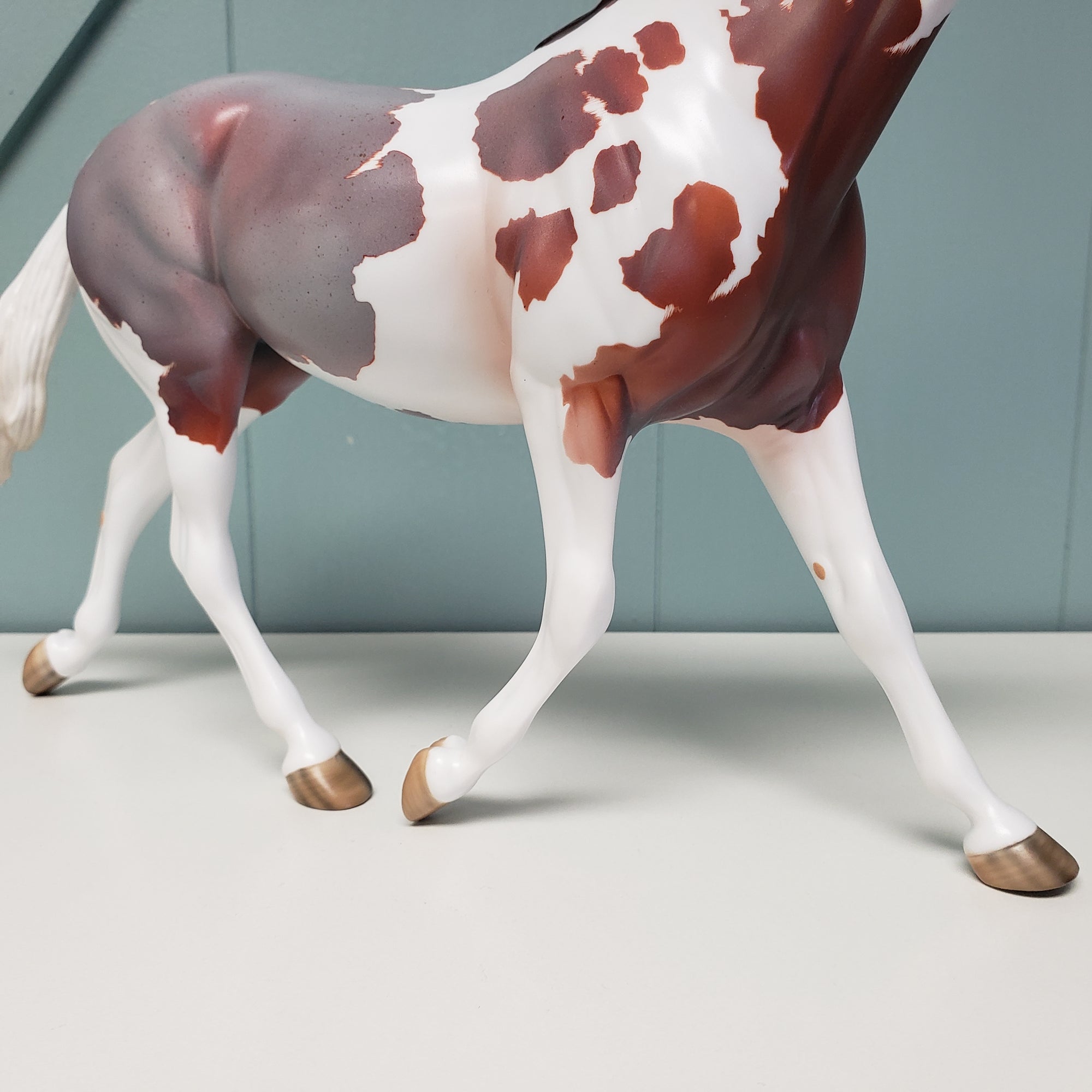 Millicent OOAK Red Roan Tobiano Palouse By Angela Marleau Best Offers 2/5/24