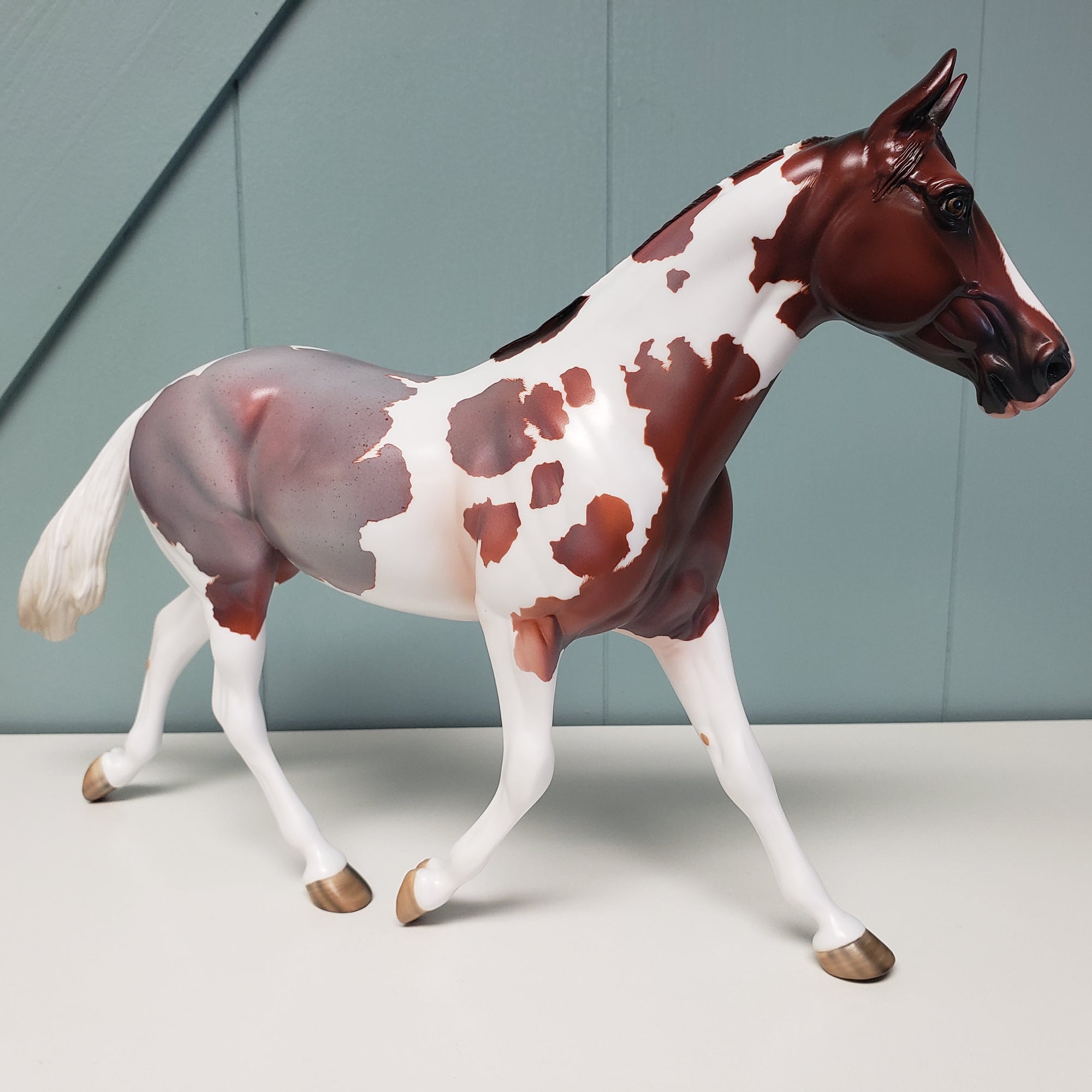 Millicent OOAK Red Roan Tobiano Palouse By Angela Marleau Best Offers 2/5/24
