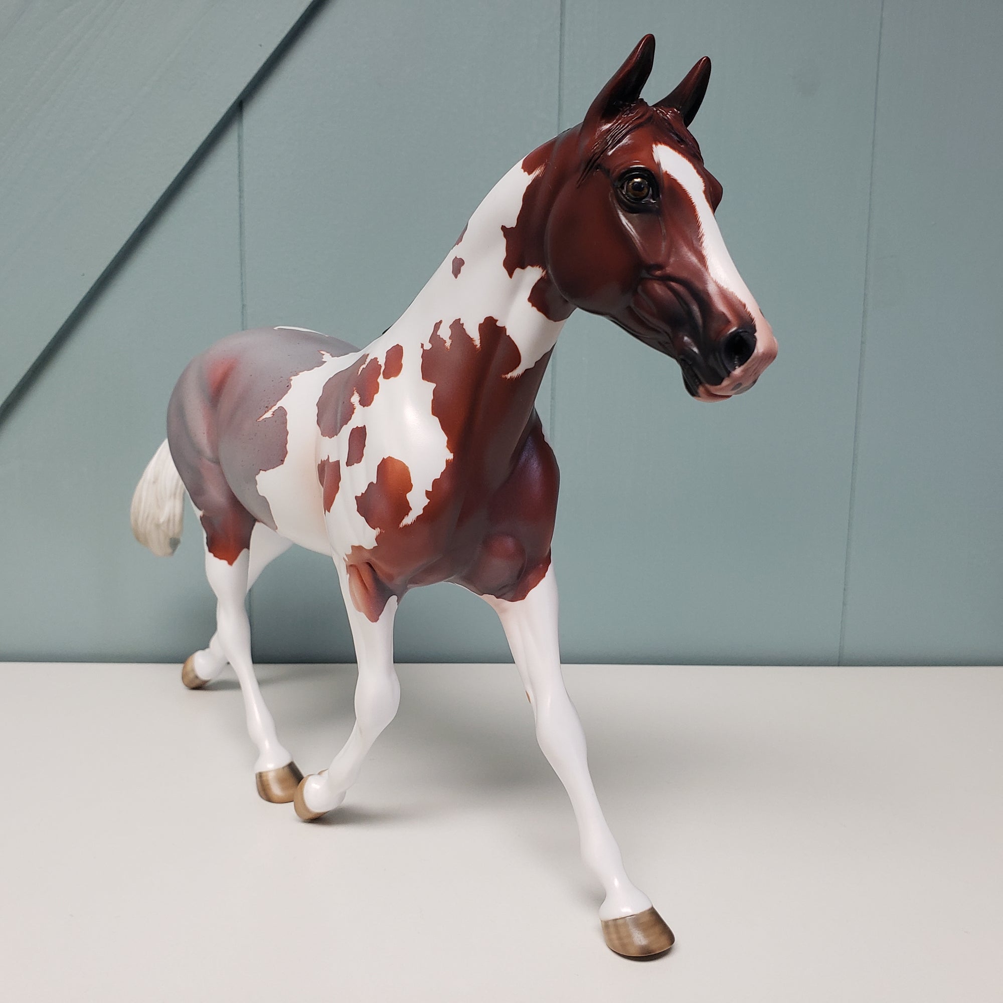 Millicent OOAK Red Roan Tobiano Palouse By Angela Marleau Best Offers 2/5/24