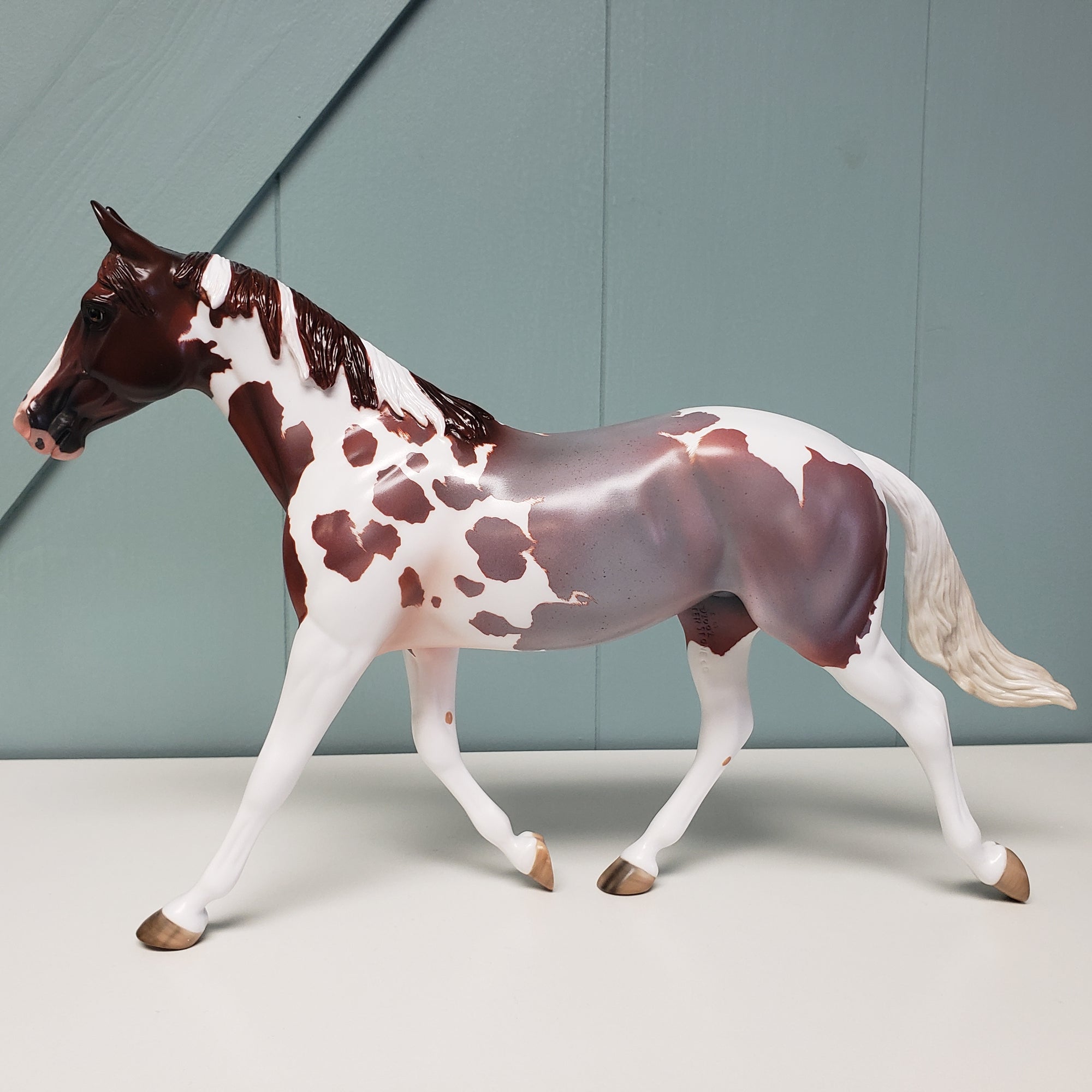 Millicent OOAK Red Roan Tobiano Palouse By Angela Marleau Best Offers 2/5/24