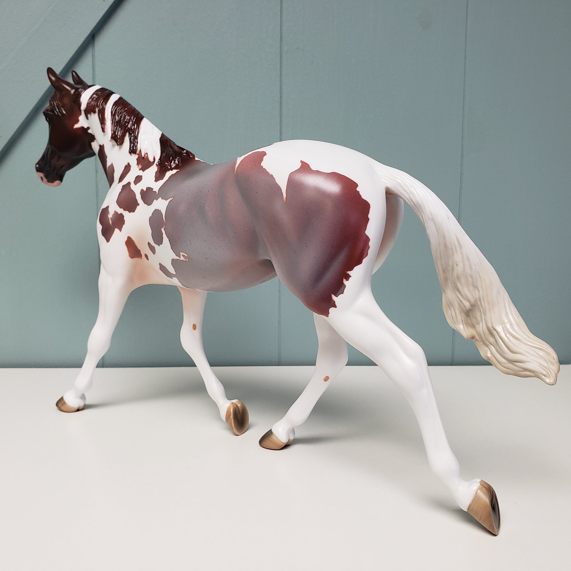 Millicent OOAK Red Roan Tobiano Palouse By Angela Marleau Best Offers 2/5/24