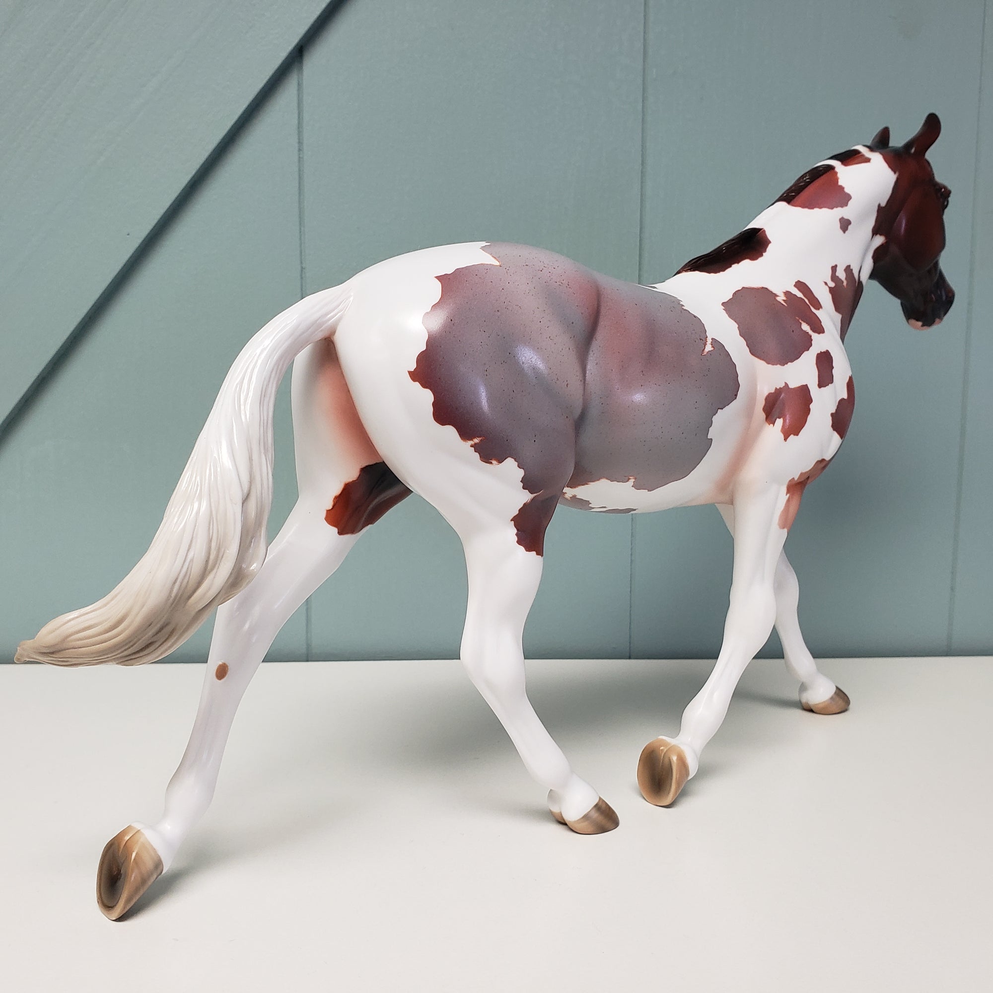 Millicent OOAK Red Roan Tobiano Palouse By Angela Marleau Best Offers 2/5/24