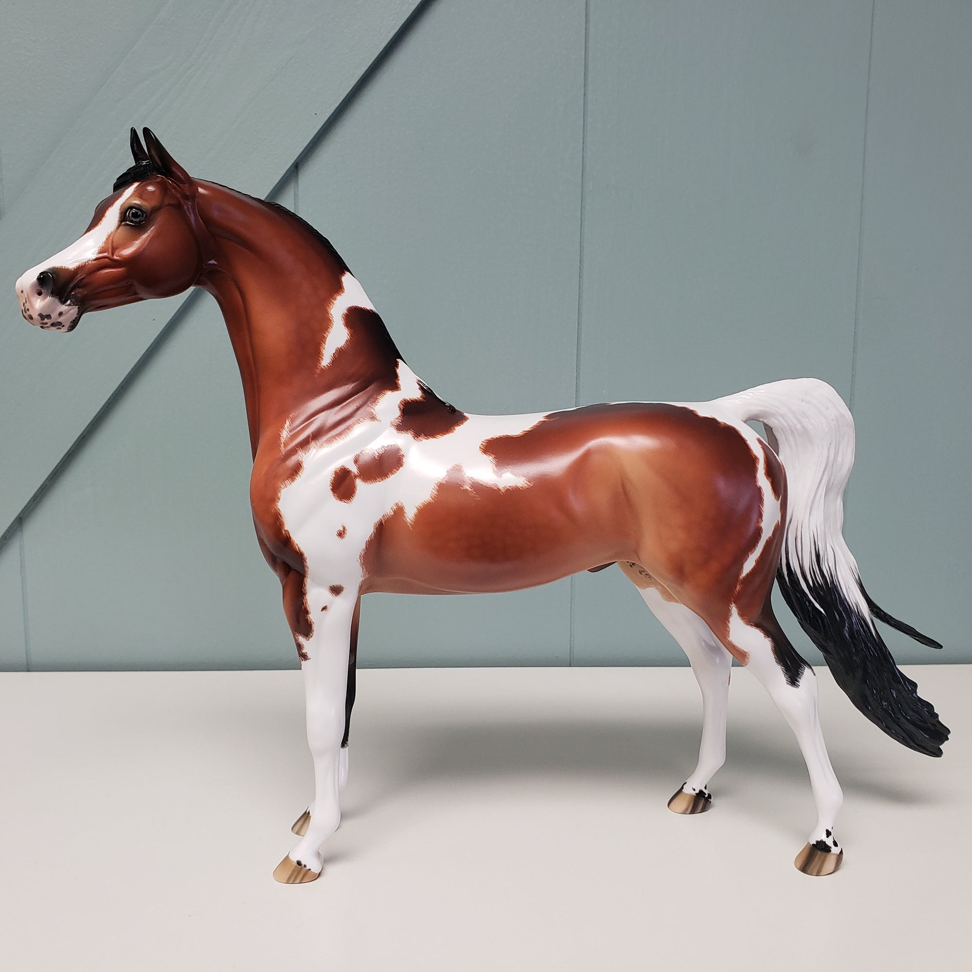 Zinj OOAK Dappled Bay Tobiano Arabian By Ellen Robbins Best Offers 2/5/24