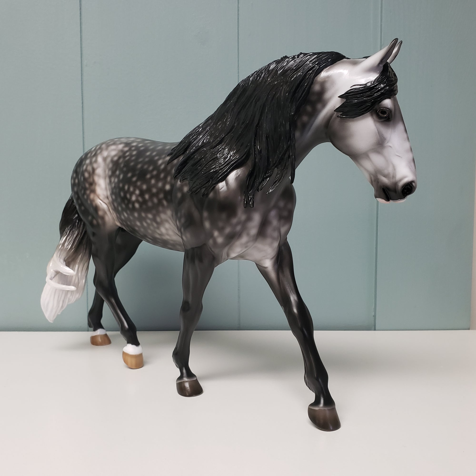 Out For Love OOAK Dark Dapple Grey Irish Draught By Ashley Palmer Best Offers 2/12/24