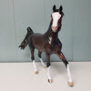 Marie Belle OOAK Dappled Sunburnt Black Arabian Mare By Sheryl Leisure Best Offers 2/12/24