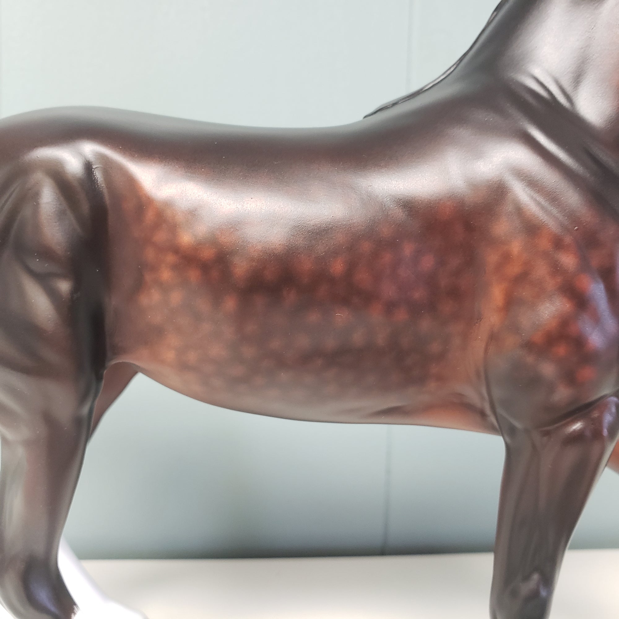 Marie Belle OOAK Dappled Sunburnt Black Arabian Mare By Sheryl Leisure Best Offers 2/12/24