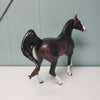 Marie Belle OOAK Dappled Sunburnt Black Arabian Mare By Sheryl Leisure Best Offers 2/12/24