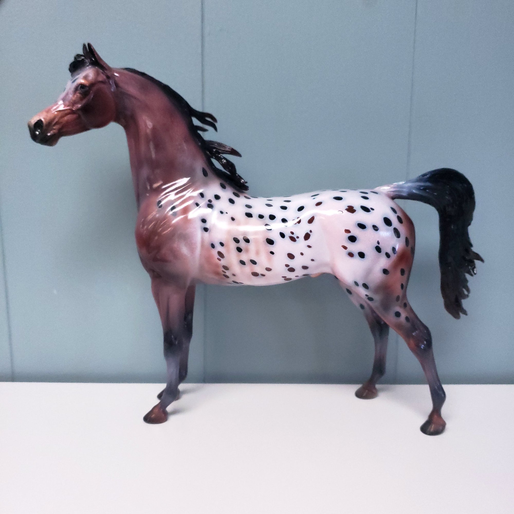 Make My Day OOAK Customized Appaloosa Arabian Stallion By Dawn Quick Val24