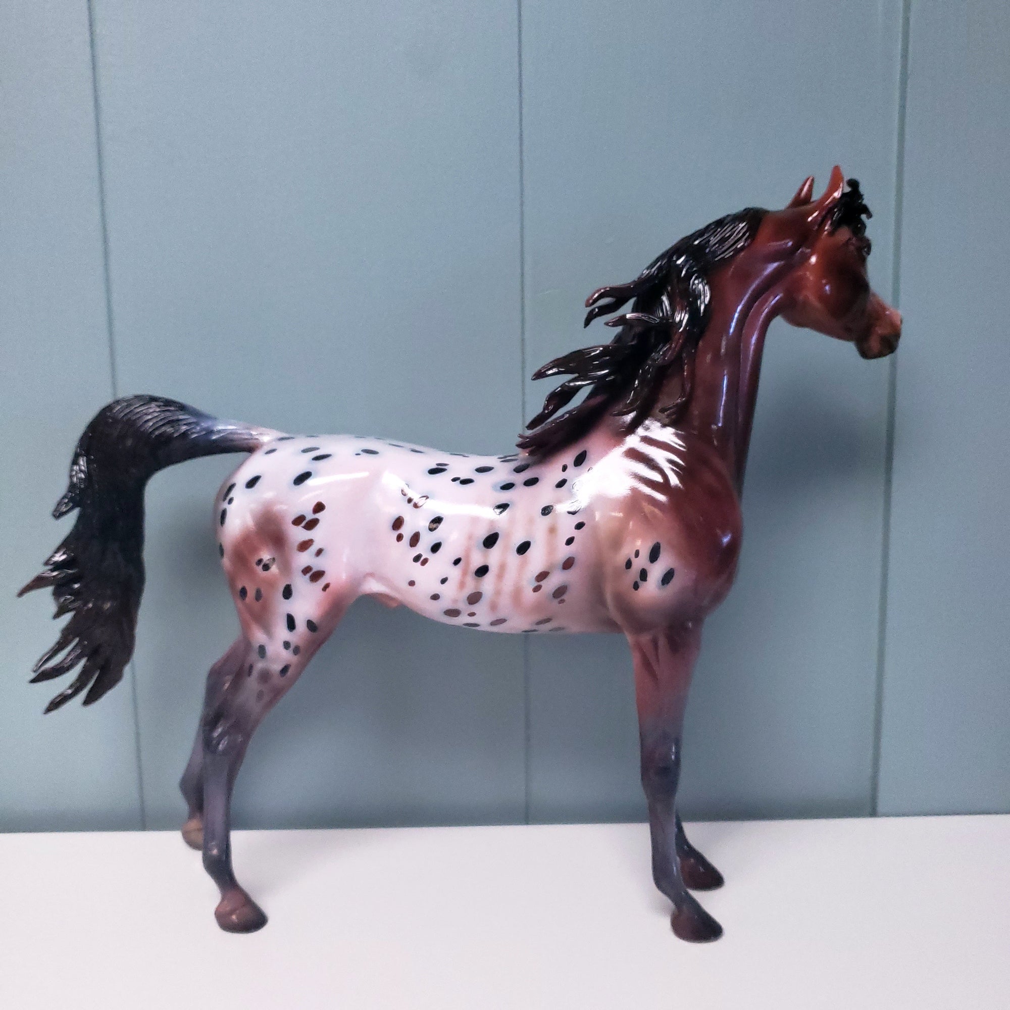 Make My Day OOAK Customized Appaloosa Arabian Stallion By Dawn Quick Val24