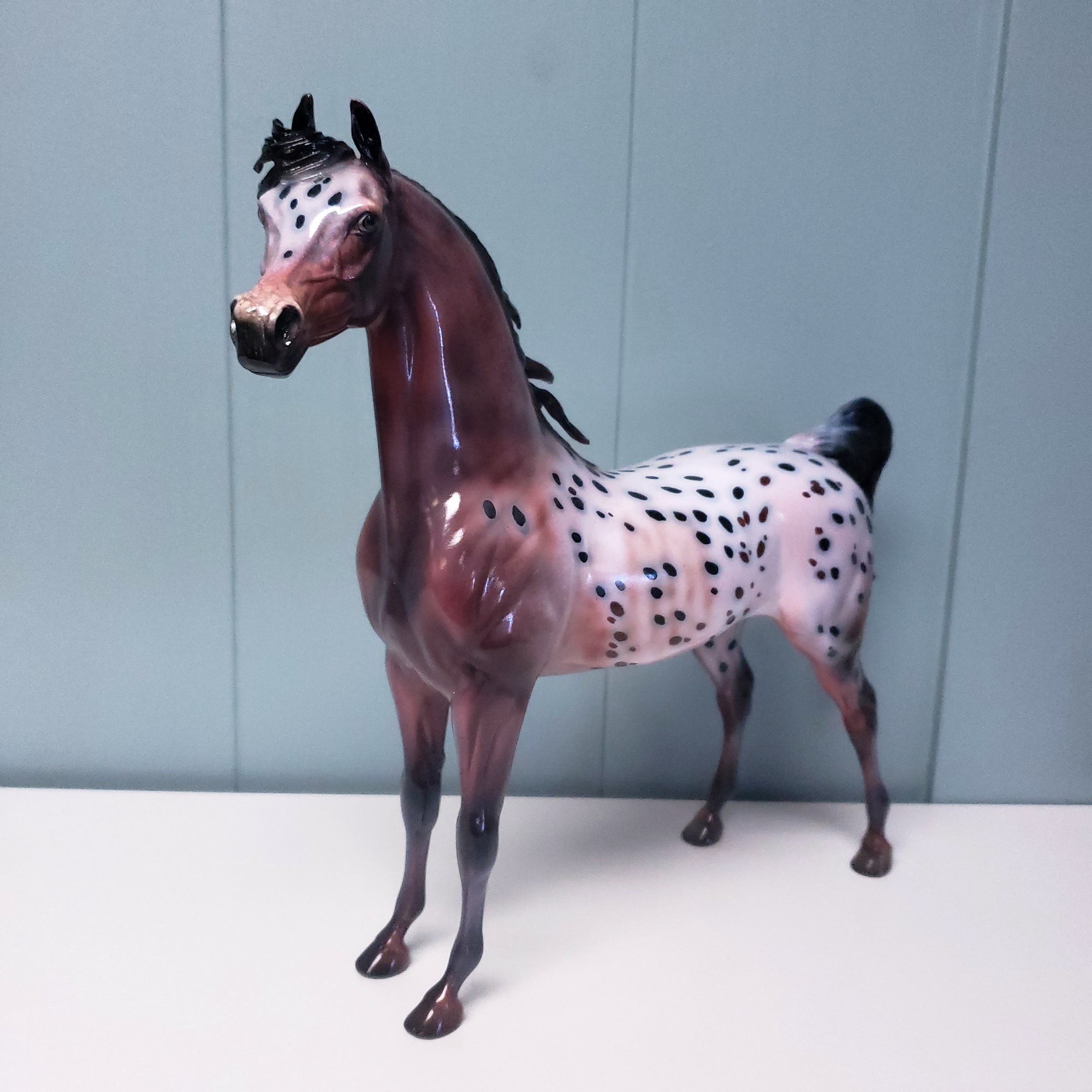 Make My Day OOAK Customized Appaloosa Arabian Stallion By Dawn Quick Val24