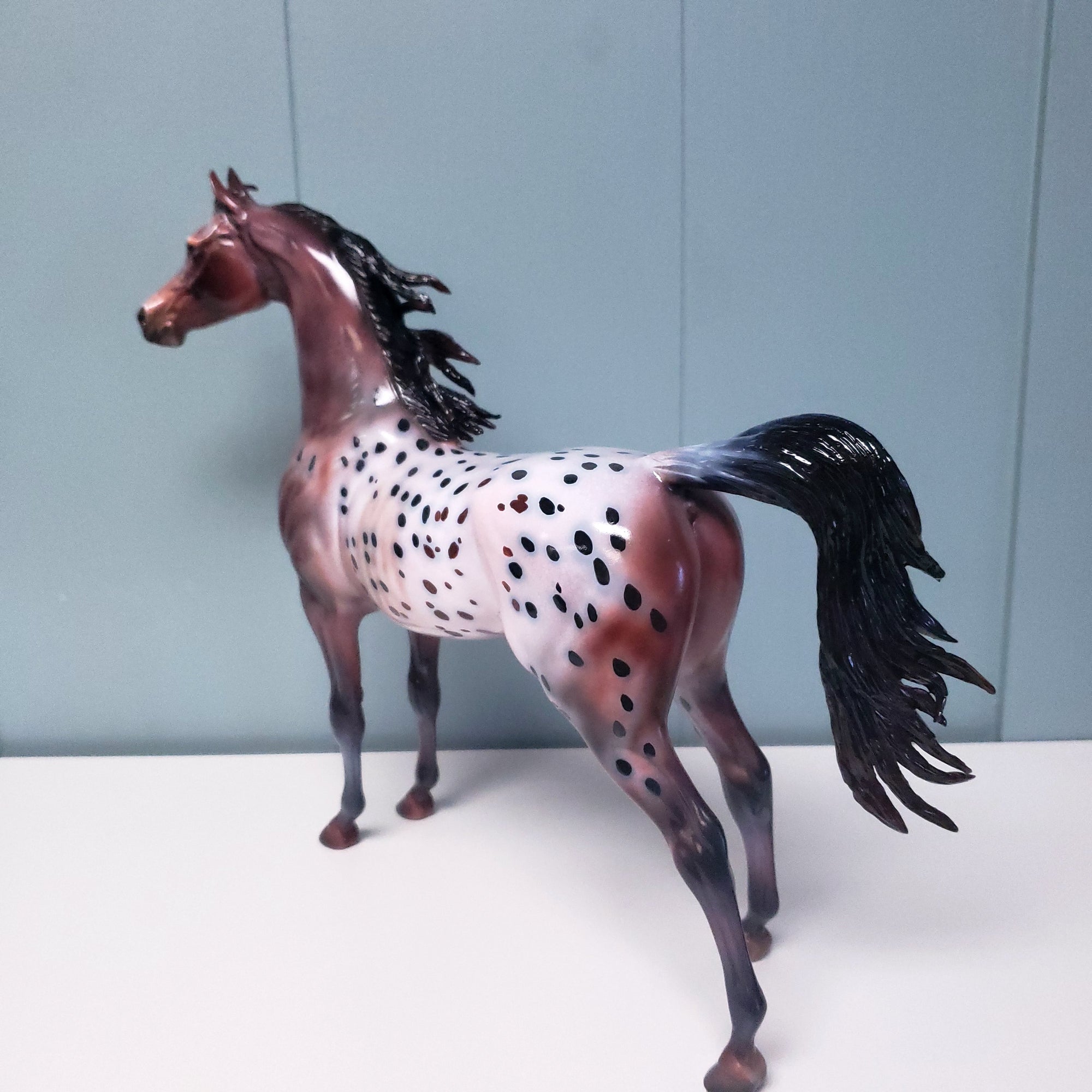 Make My Day OOAK Customized Appaloosa Arabian Stallion By Dawn Quick Val24