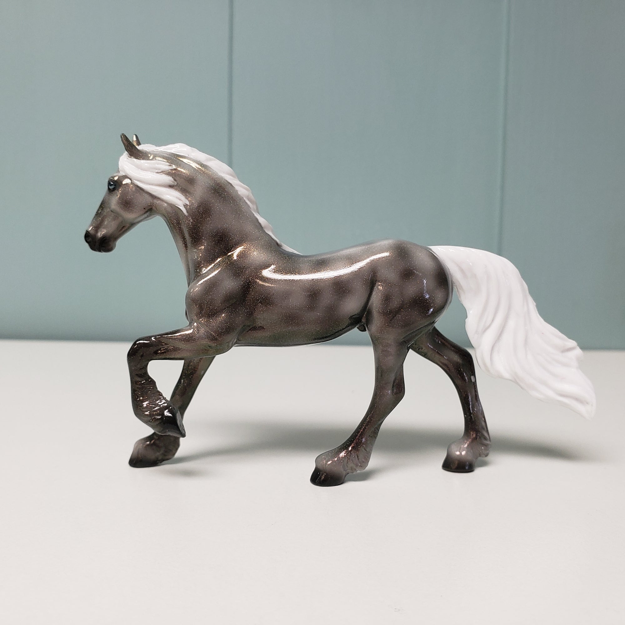 Jinni OOAK Friesian Chip - Classic Literature One Thousand One Arabian Nights Feb 2024