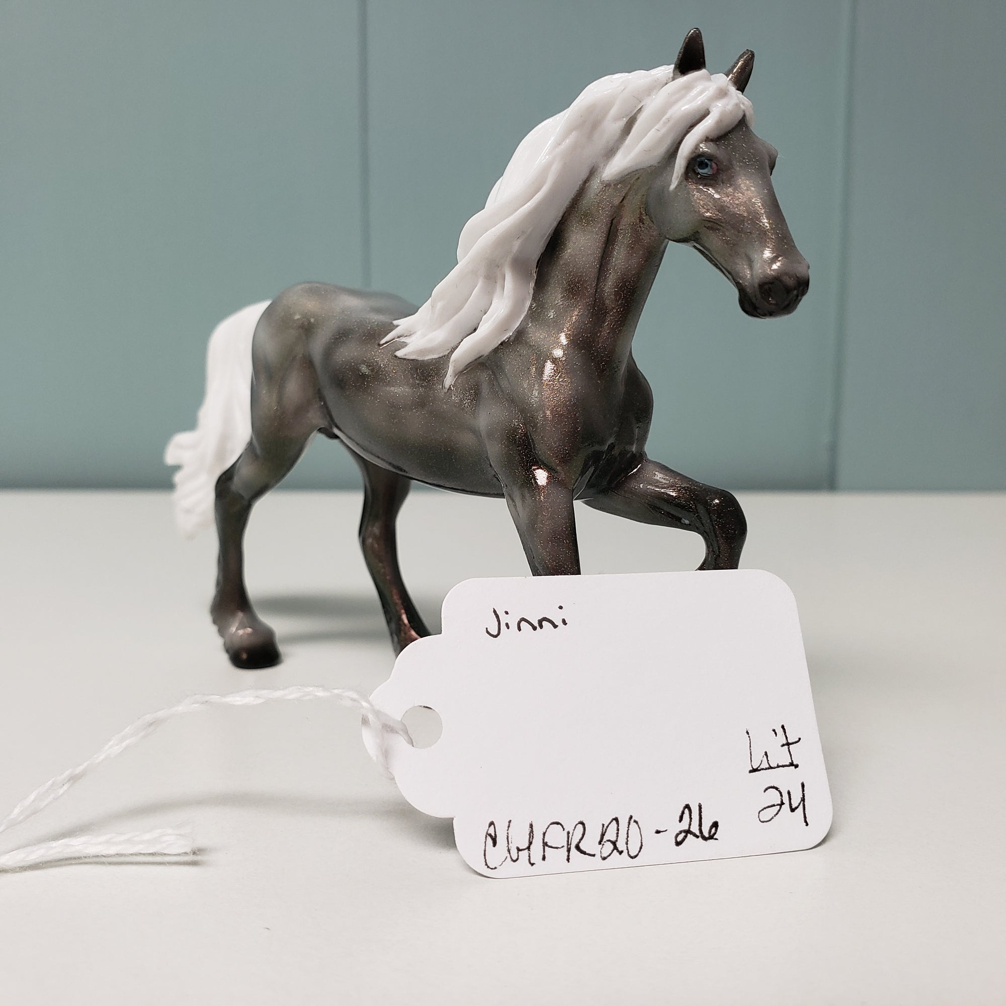 Jinni OOAK Friesian Chip - Classic Literature One Thousand One Arabian Nights Feb 2024