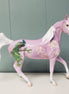 Opulence OOAK Pastel Purple W/ Scroll & Peacock Design Deco Arabian Mare By Jess Hamill Val24