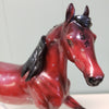 Raindrops On Roses OOAK Red Bay Glossy Deco W/ Pearly Spots &amp; Roses Arabian Mare By Ellen Robbins  Val24