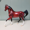 Raindrops On Roses OOAK Red Bay Glossy Deco W/ Pearly Spots &amp; Roses Arabian Mare By Ellen Robbins  Val24