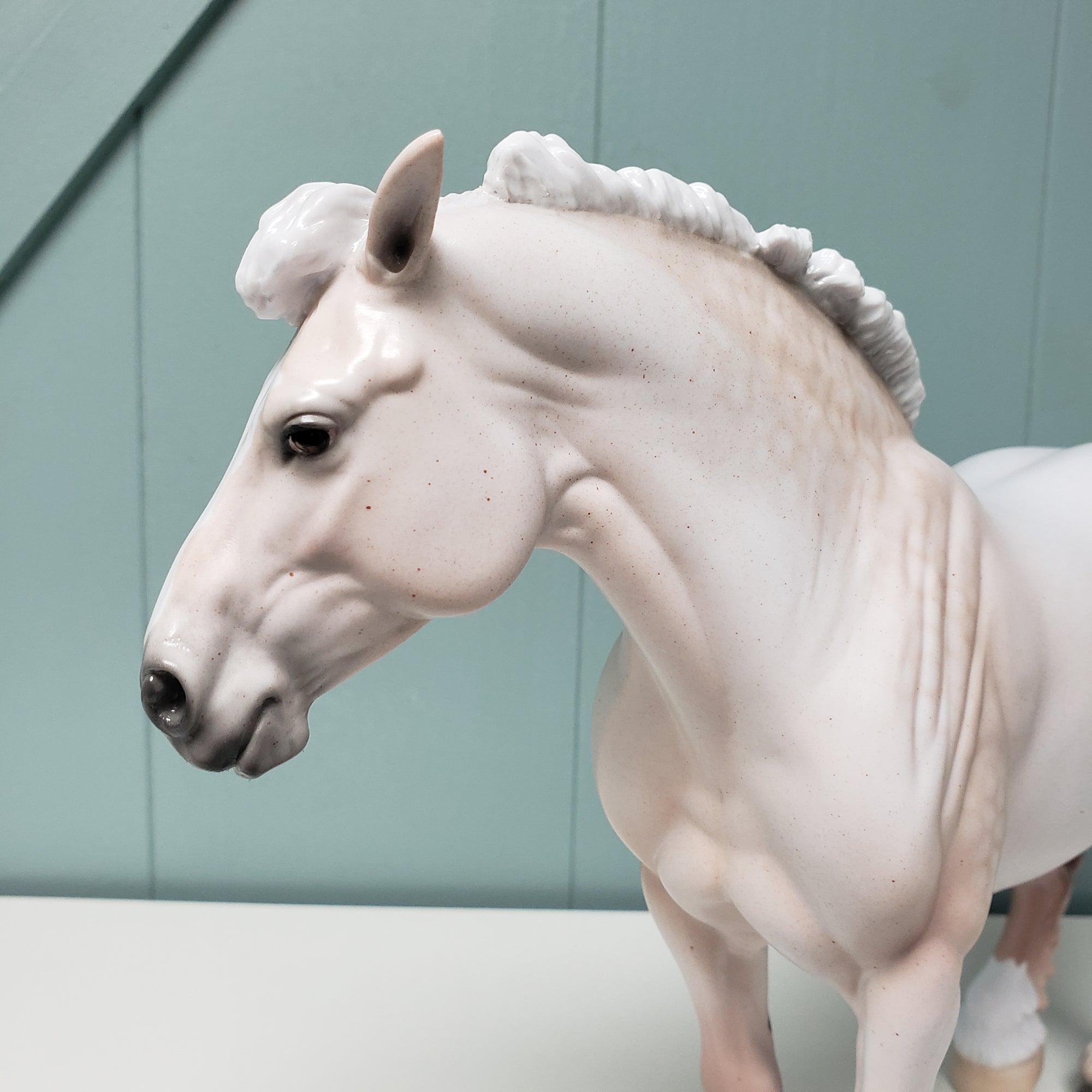 Sweet Sorrow LE-5 Custom Dappled Fleabitten Mulberry Grey Heavy Draft by Ellen Robbins Val24