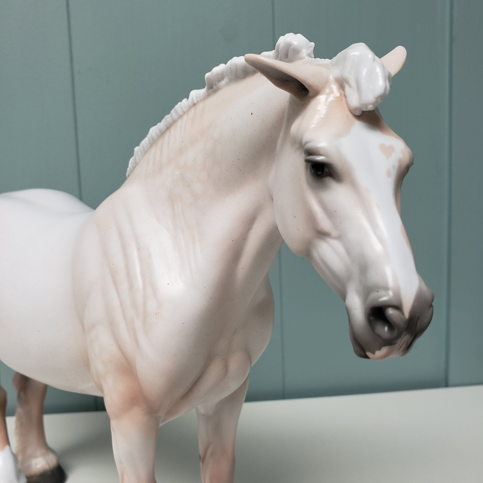 Sweet Sorrow LE-5 Custom Dappled Fleabitten Mulberry Grey Heavy Draft by Ellen Robbins Val24