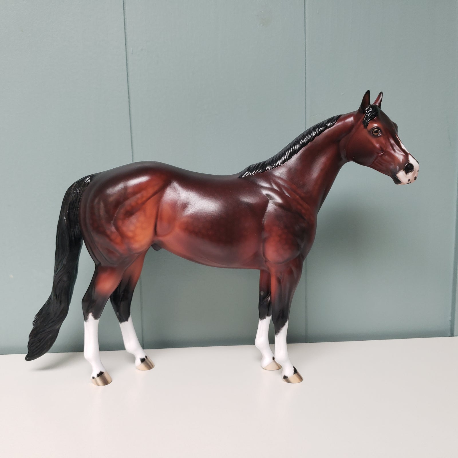 A Burning Thing OOAK Dappled Bay Overo ISH By Ellen Robbins Val24