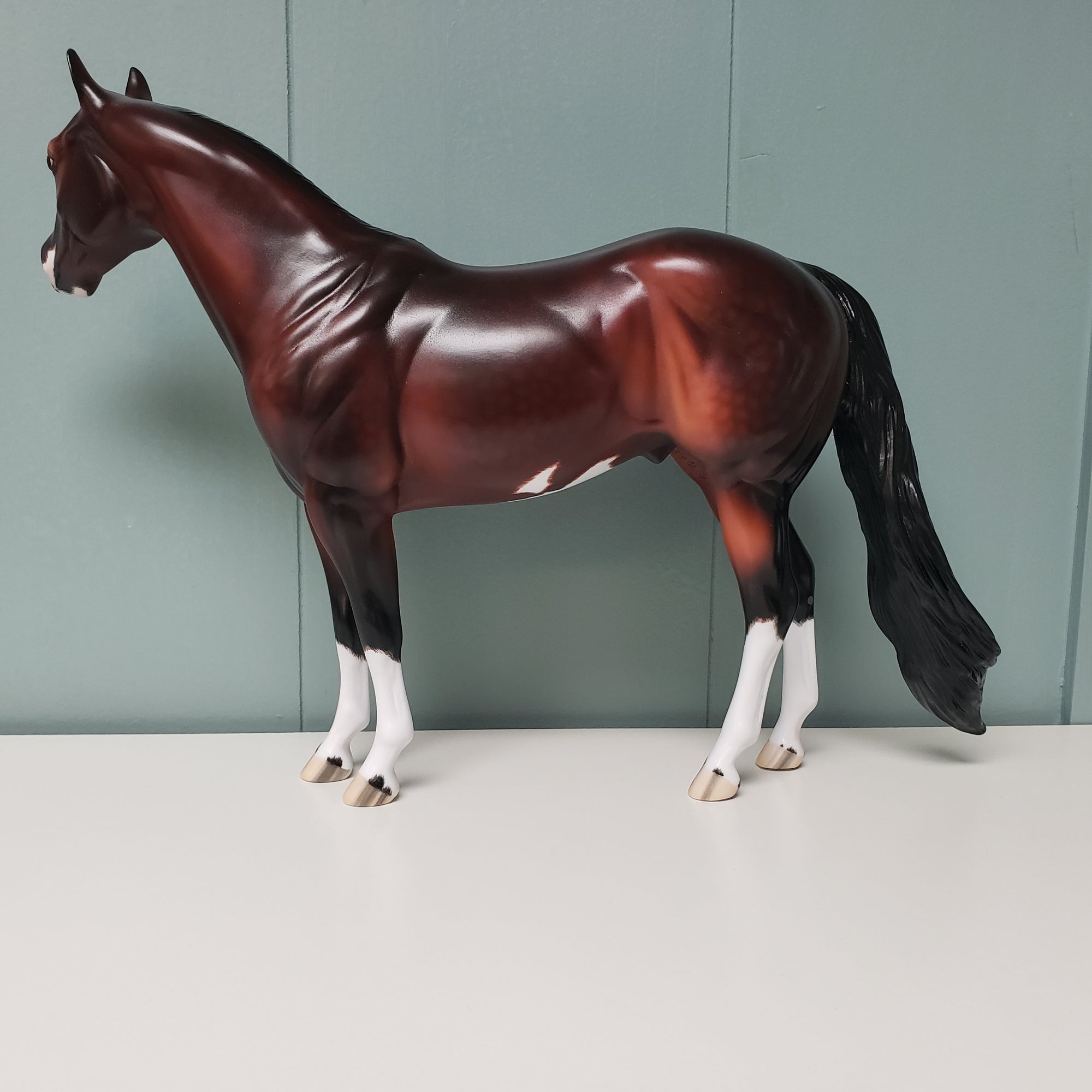 A Burning Thing OOAK Dappled Bay Overo ISH By Ellen Robbins Val24