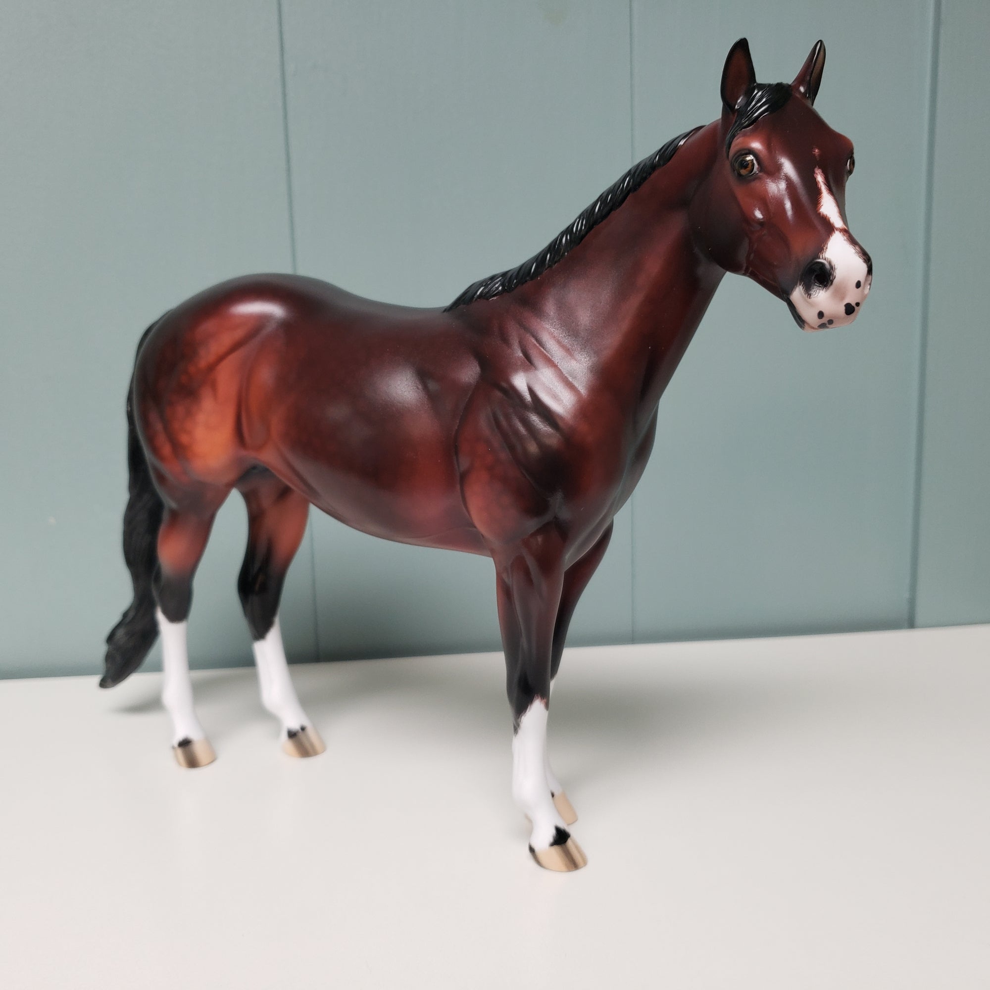 A Burning Thing OOAK Dappled Bay Overo ISH By Ellen Robbins Val24