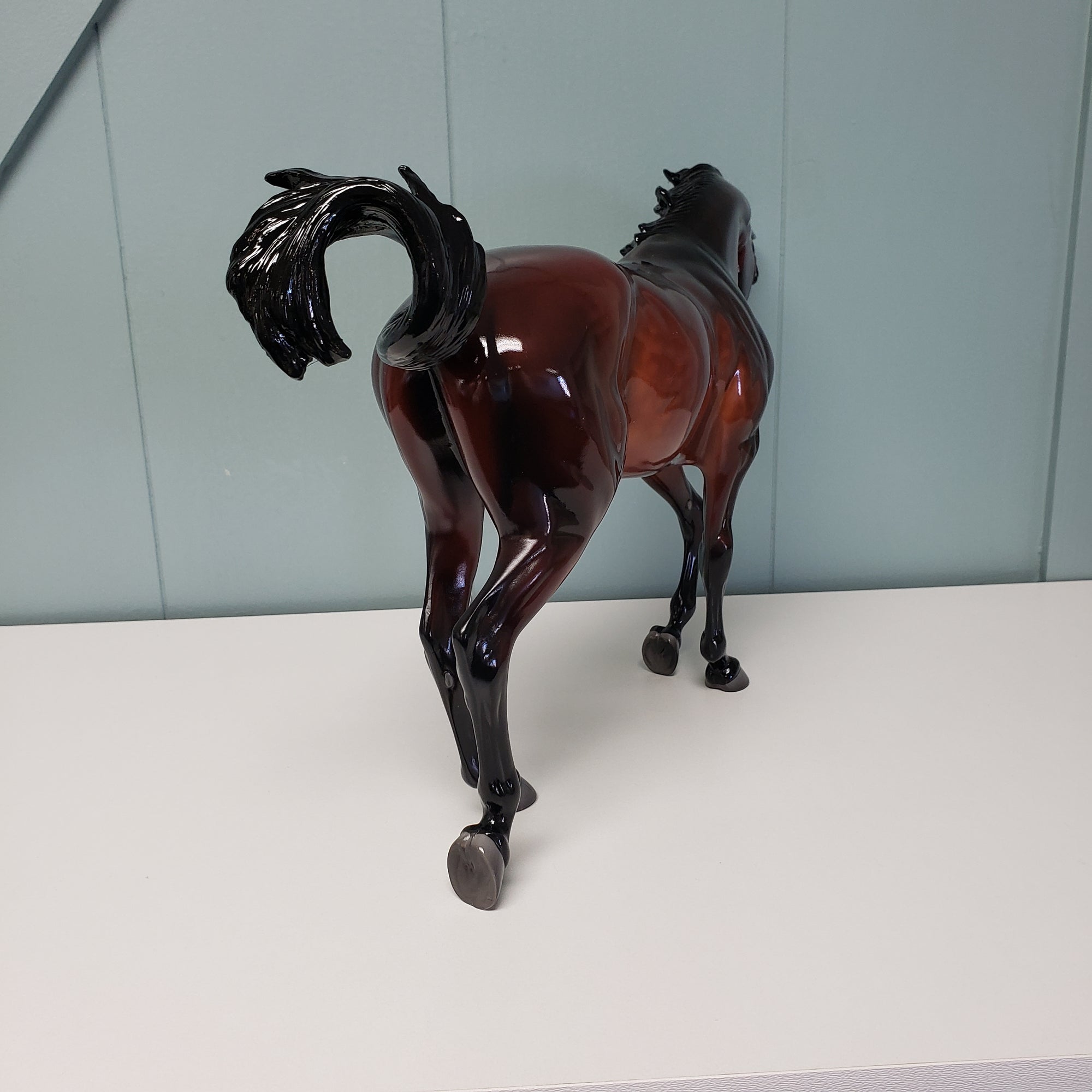 Sorry For Party Rocking OOAK Glossy Dappled Bay Thoroughbred  By Jess Hamill Feb 2024