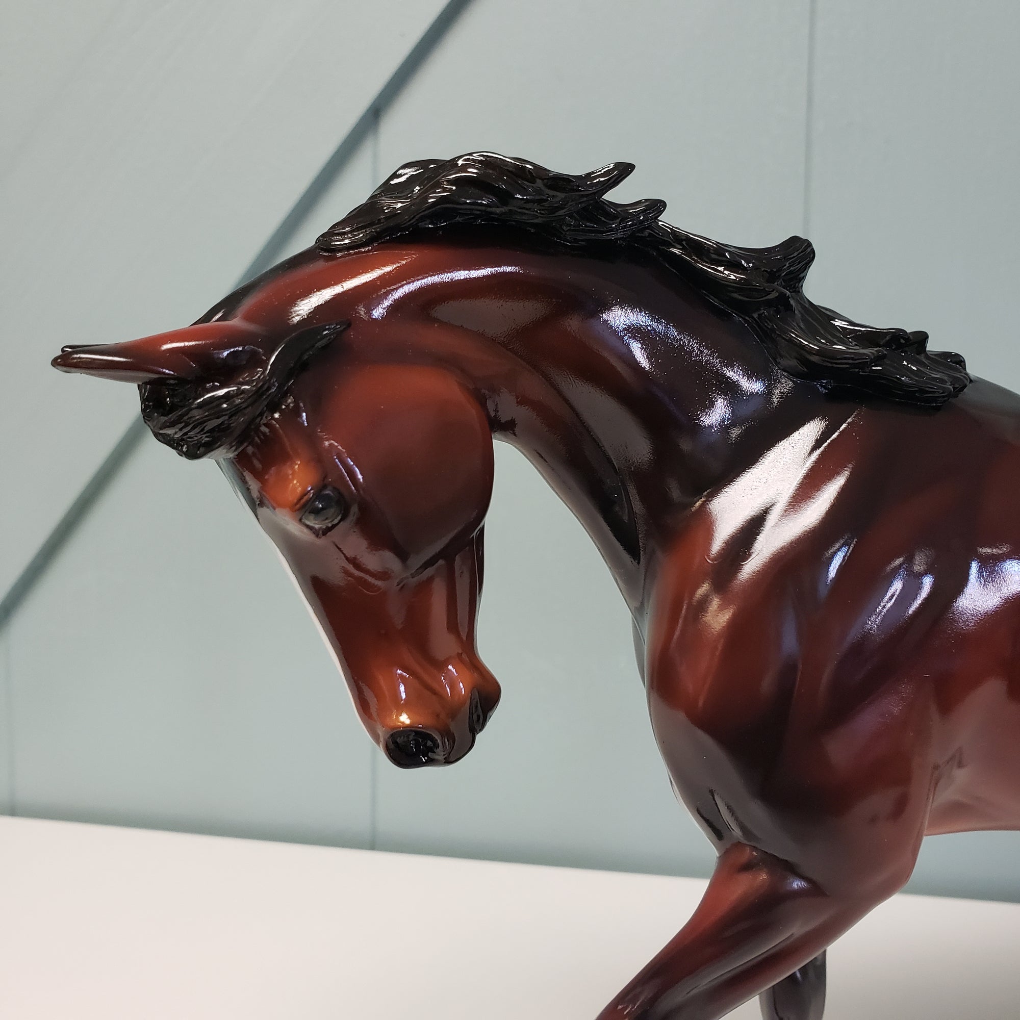 Sorry For Party Rocking OOAK Glossy Dappled Bay Thoroughbred  By Jess Hamill Feb 2024