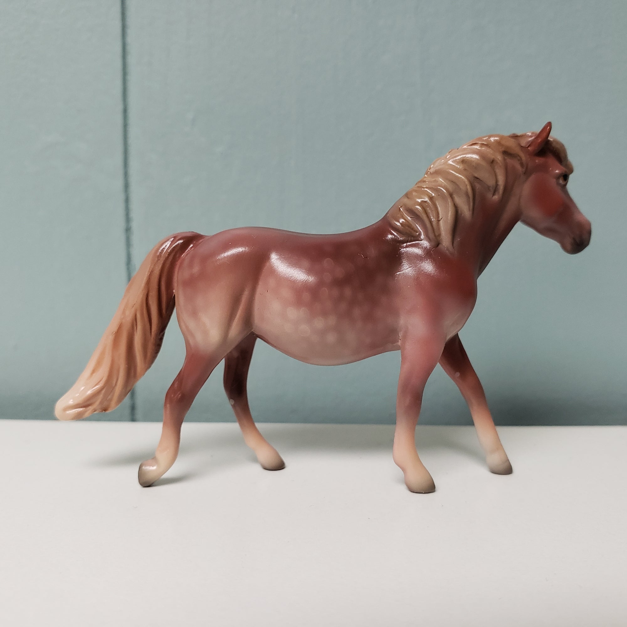 Truffle OOAK Silver Dapple Pony Chip By Jess Hamill Val24