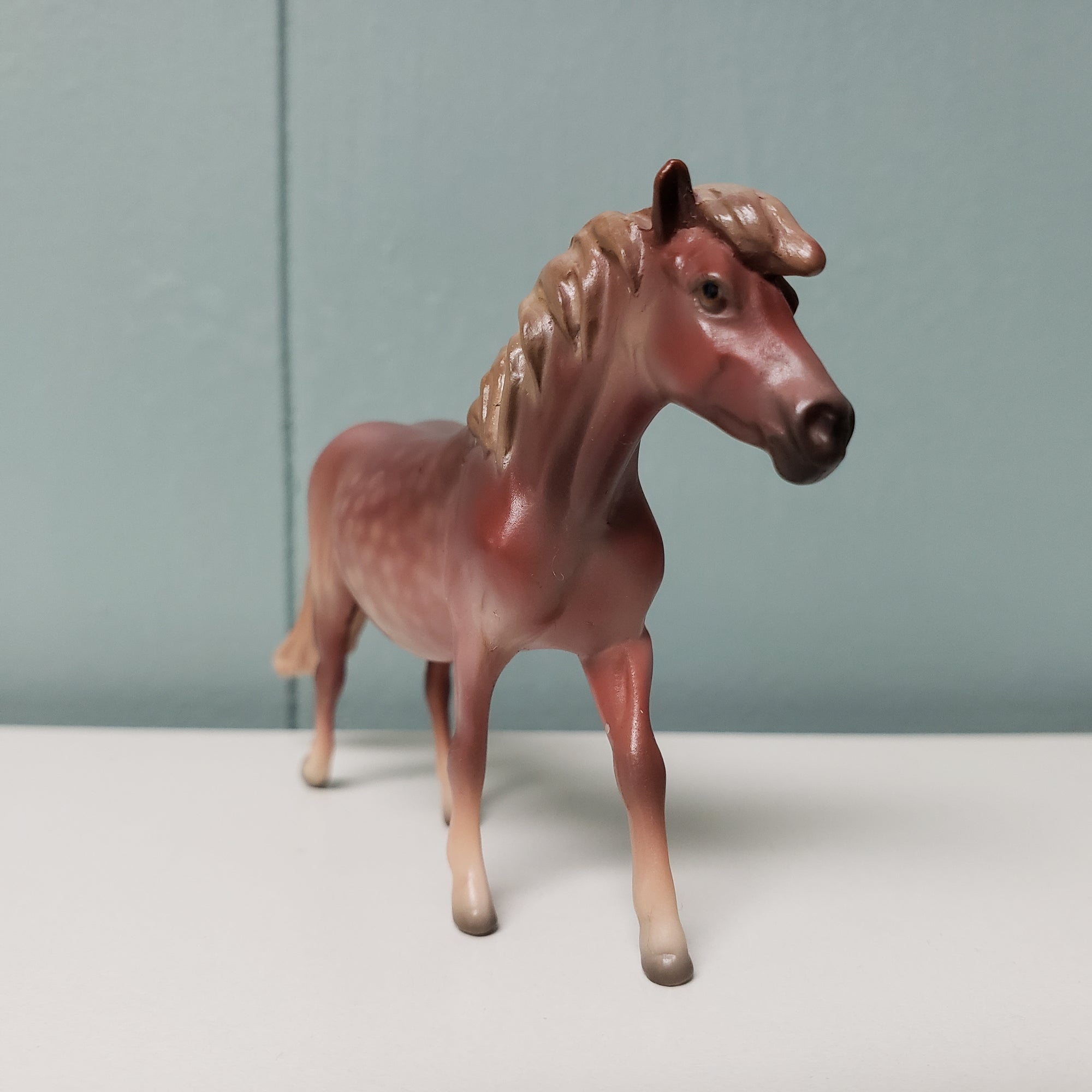 Truffle OOAK Silver Dapple Pony Chip By Jess Hamill Val24