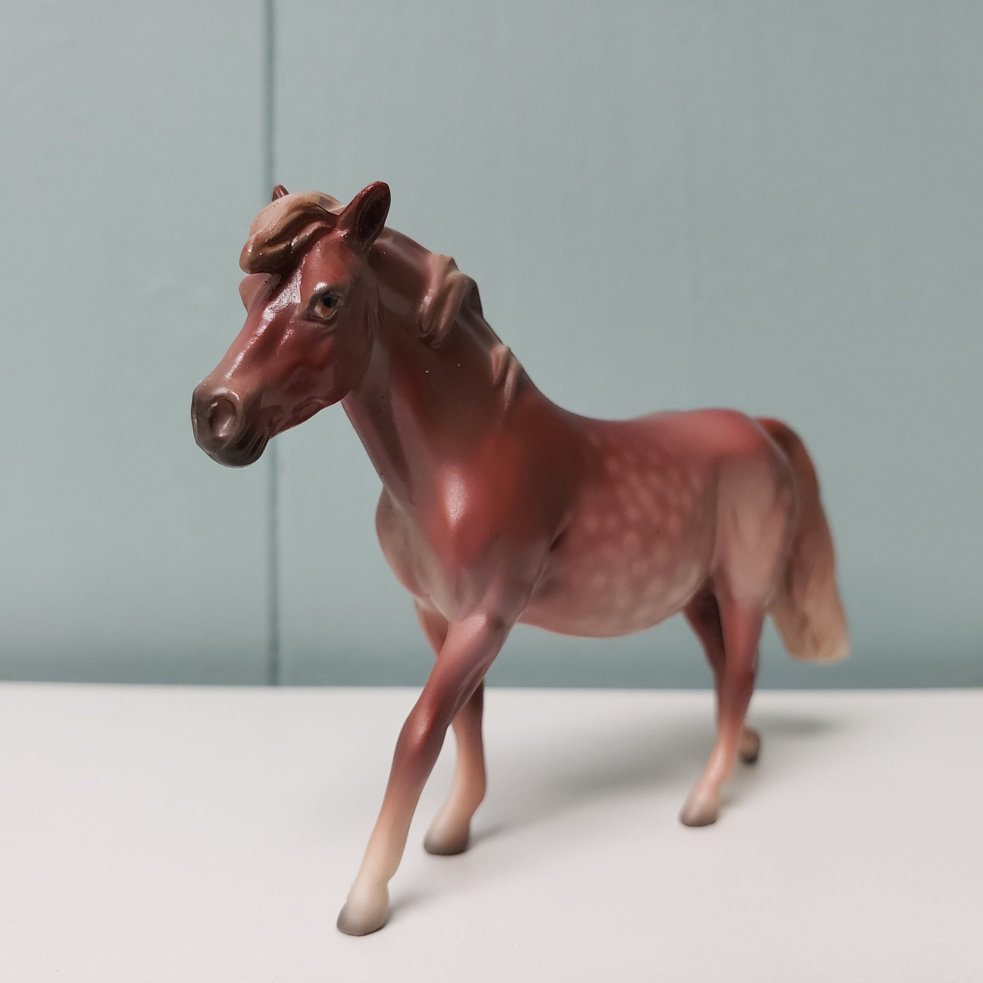 Truffle OOAK Silver Dapple Pony Chip By Jess Hamill Val24