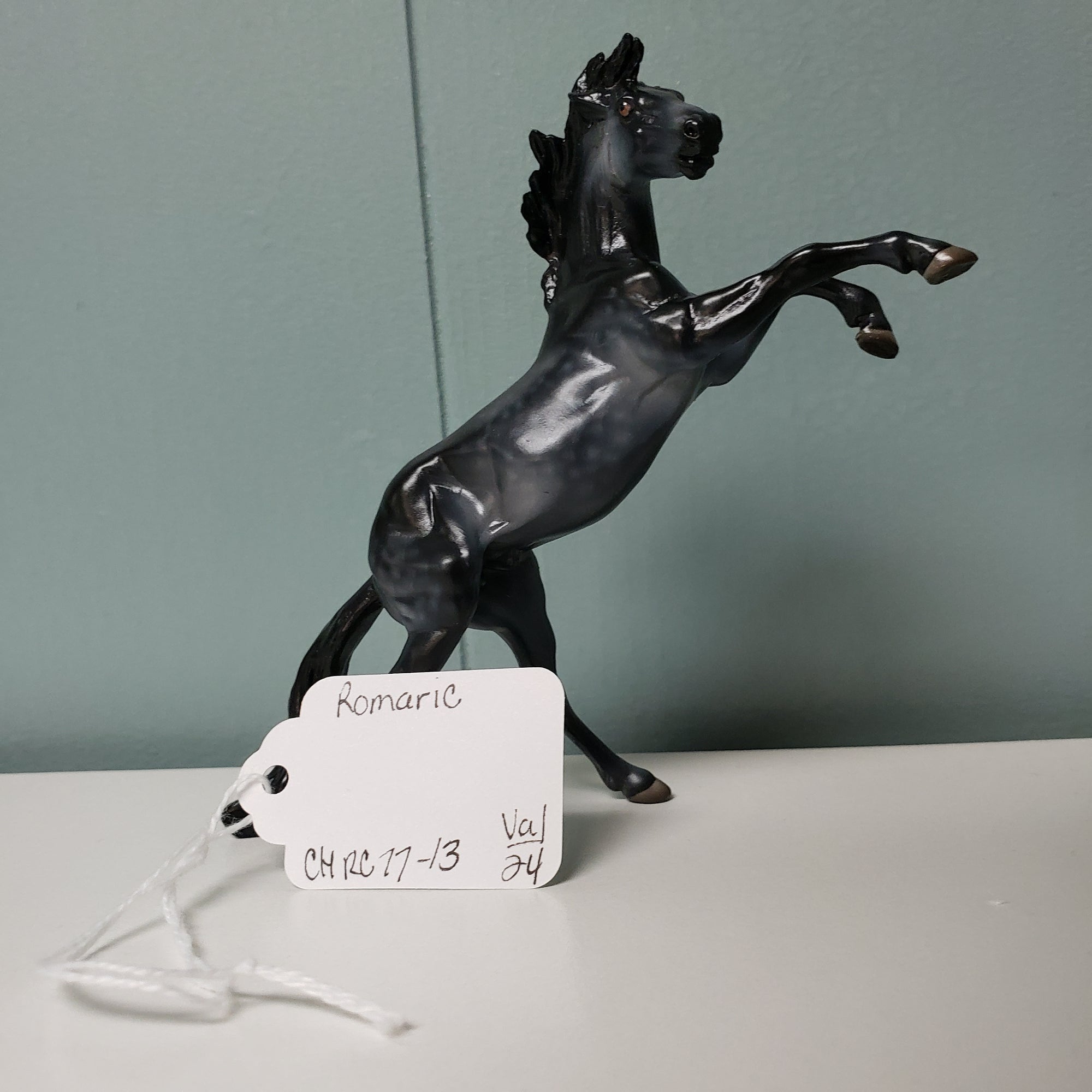 Romaric OOAK Dapple Black Rearing Chip By Jess Hamill Val24